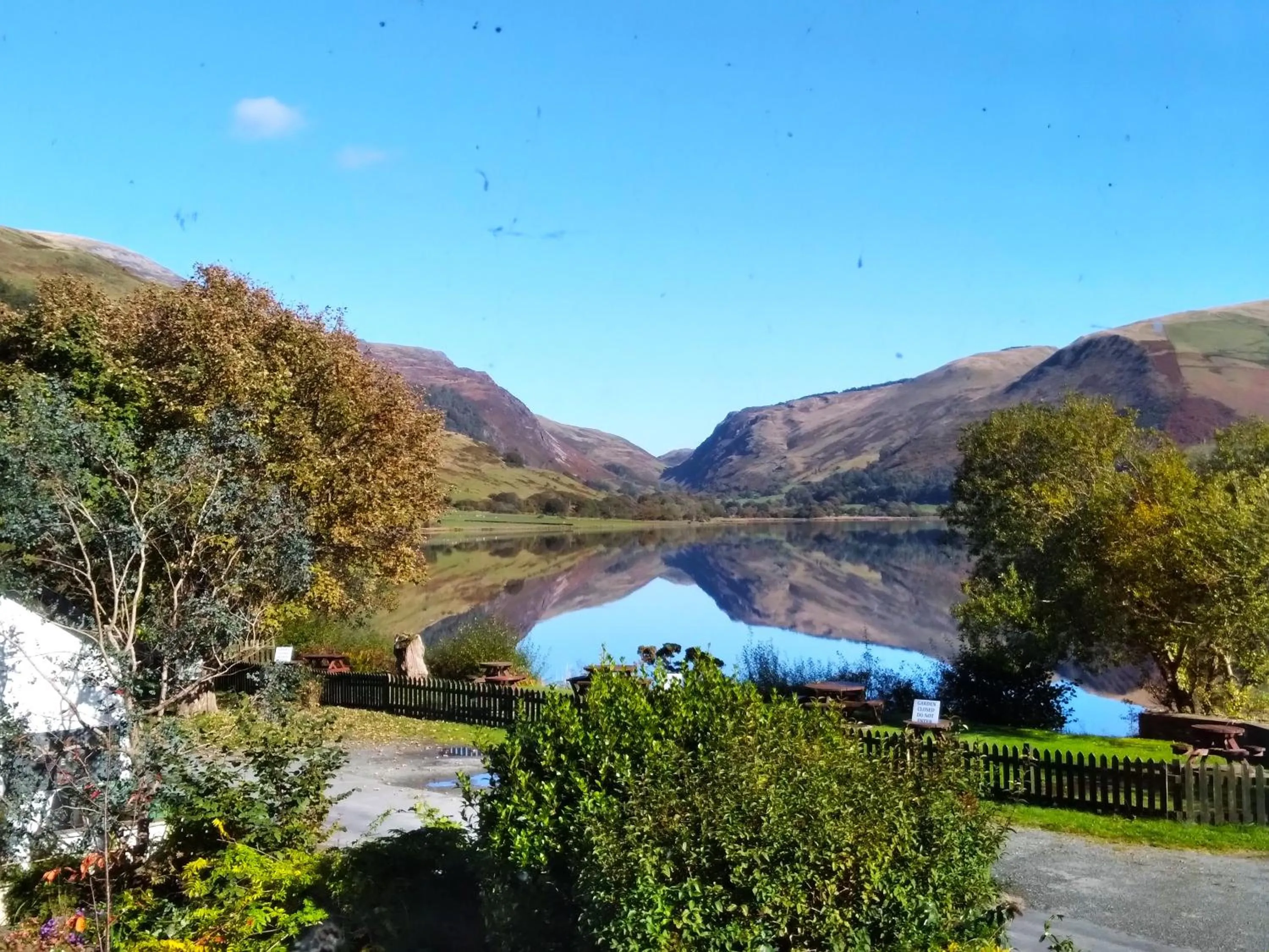 Lake view in Pen-Y-Bont Hotel