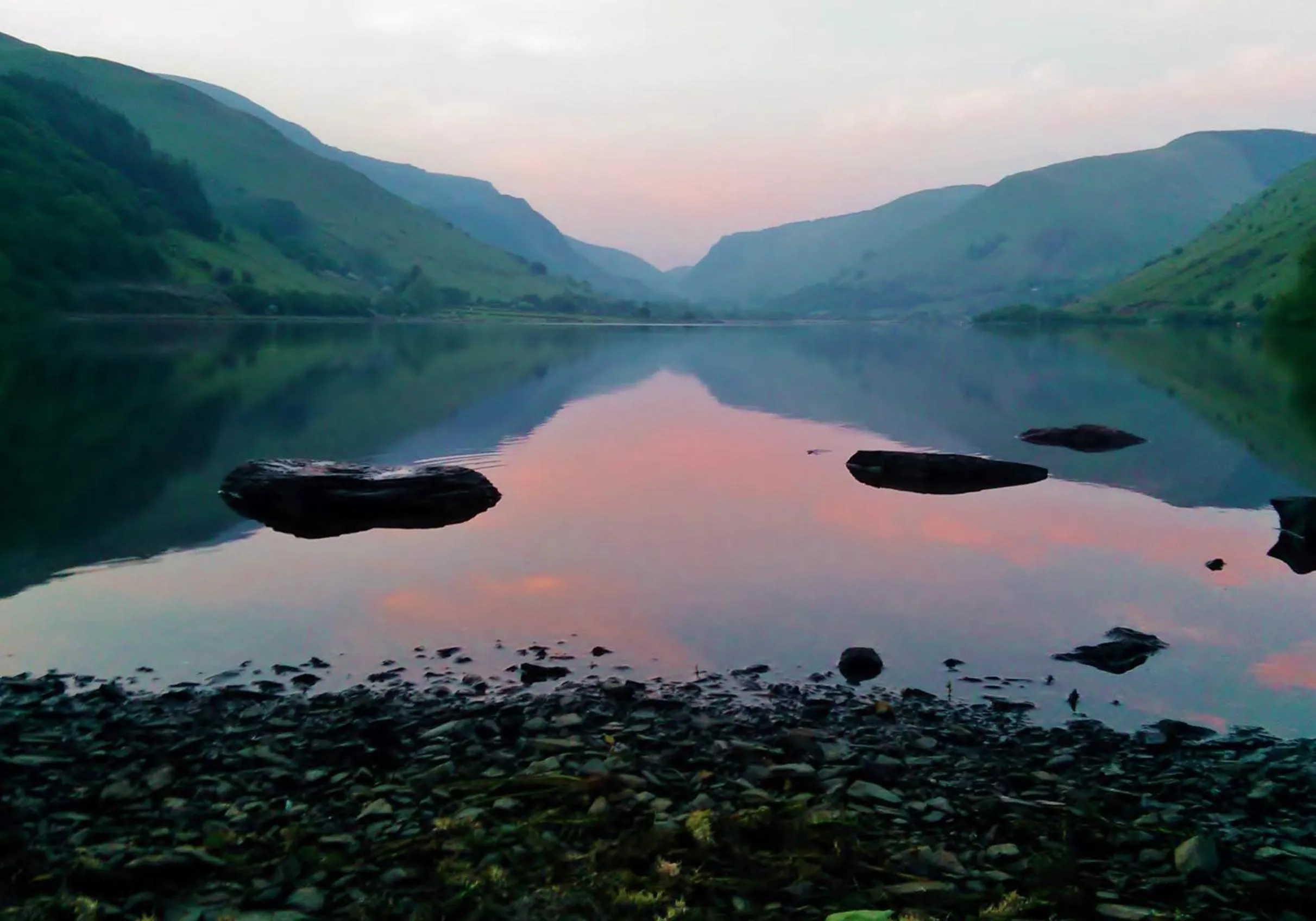 Lake view in Pen-Y-Bont Hotel