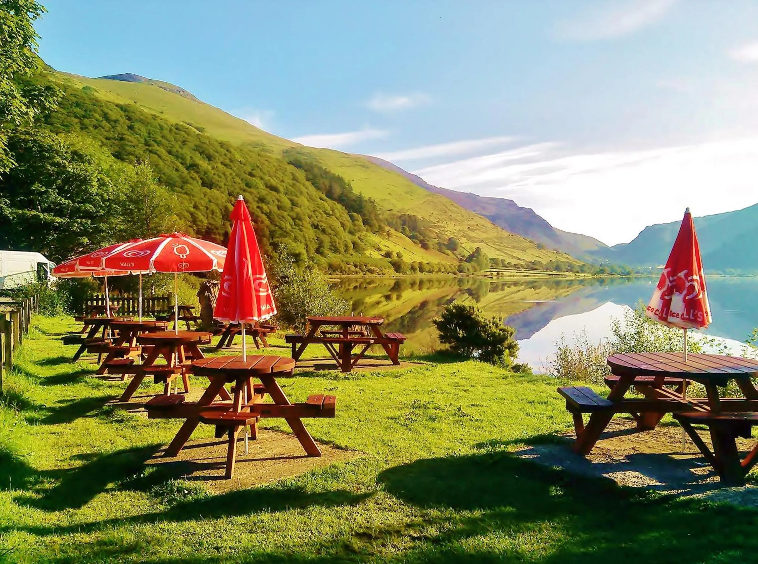 Garden in Pen-Y-Bont Hotel