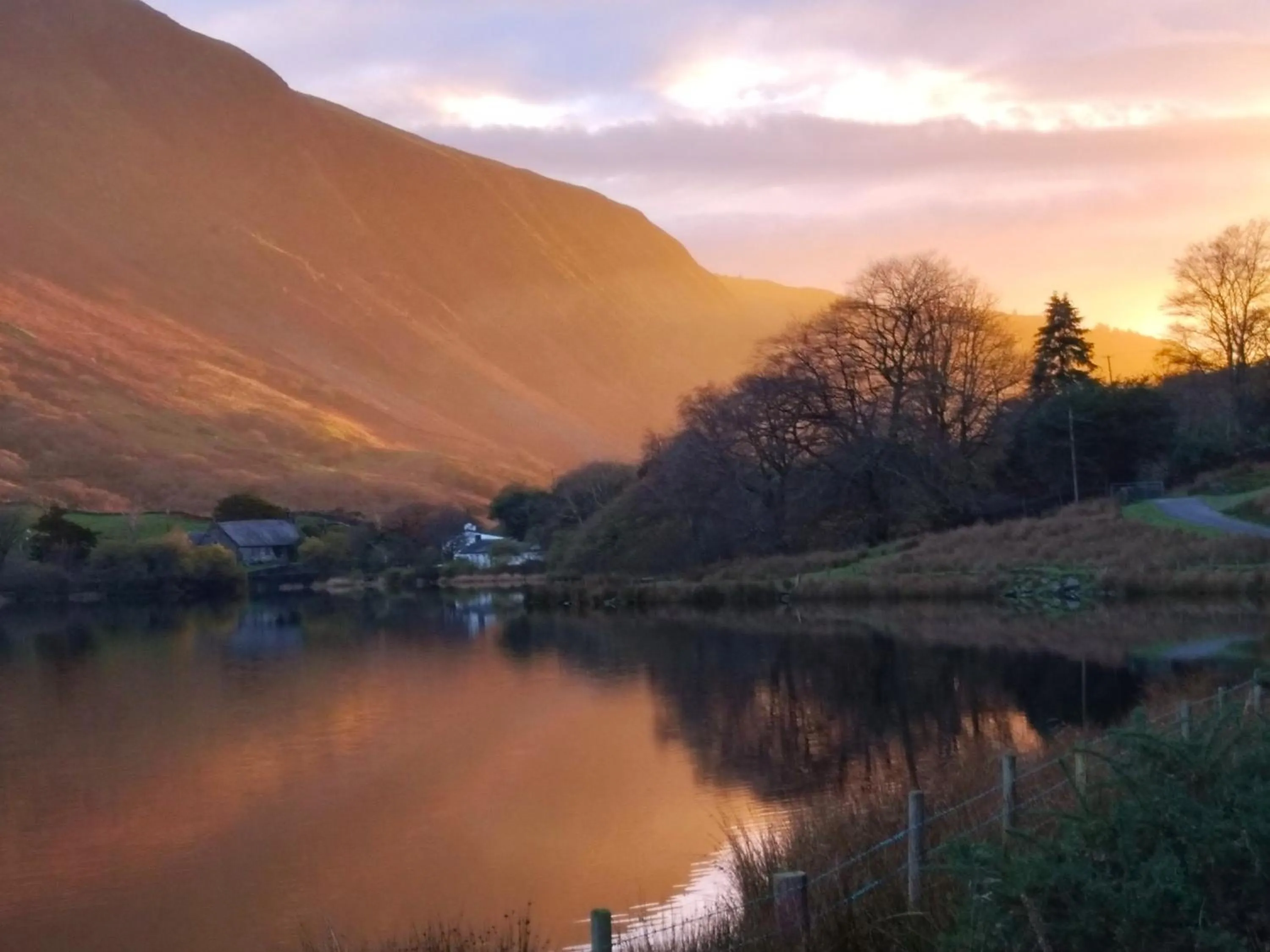 Lake view in Pen-Y-Bont Hotel