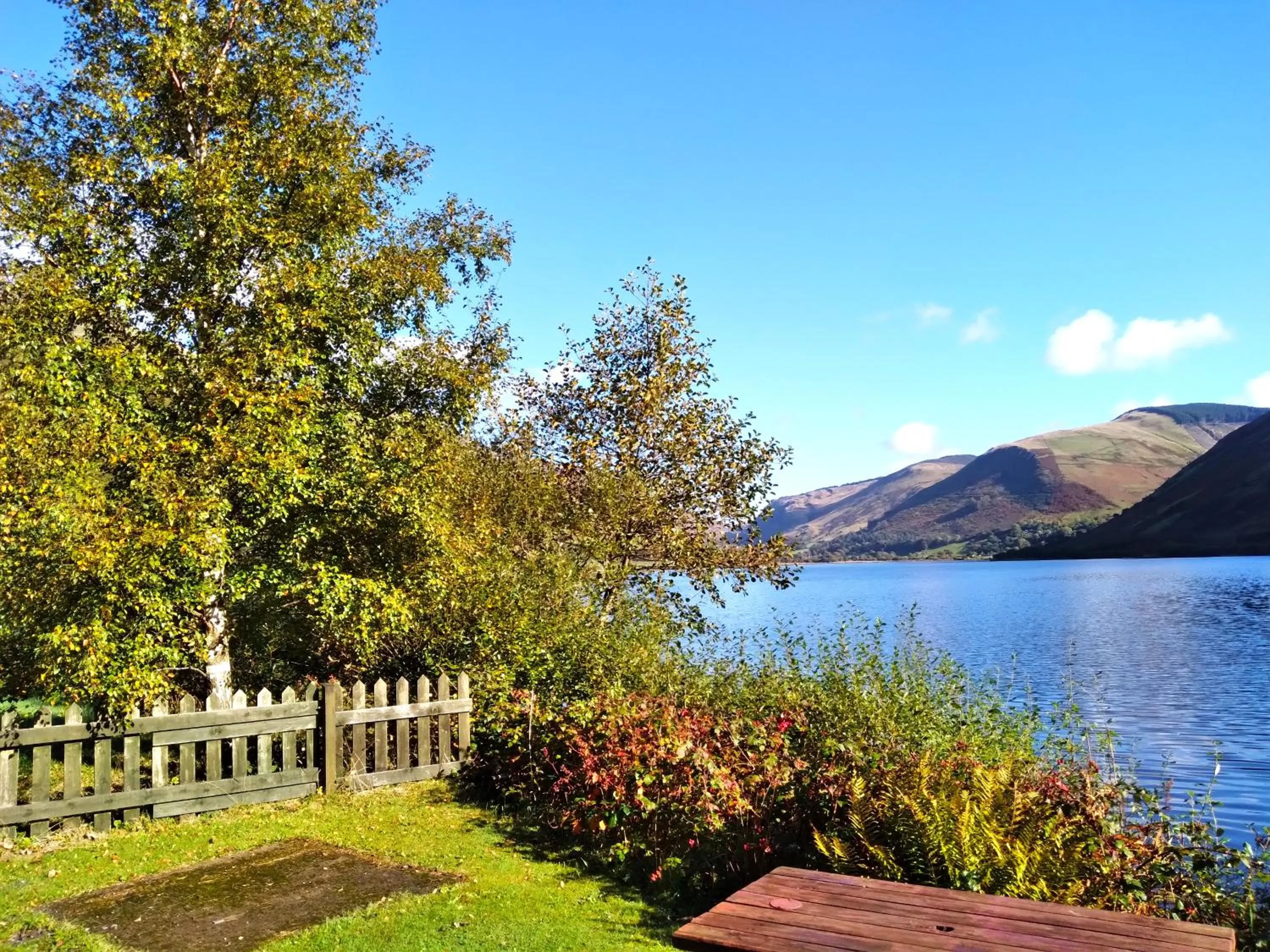 Garden in Pen-Y-Bont Hotel