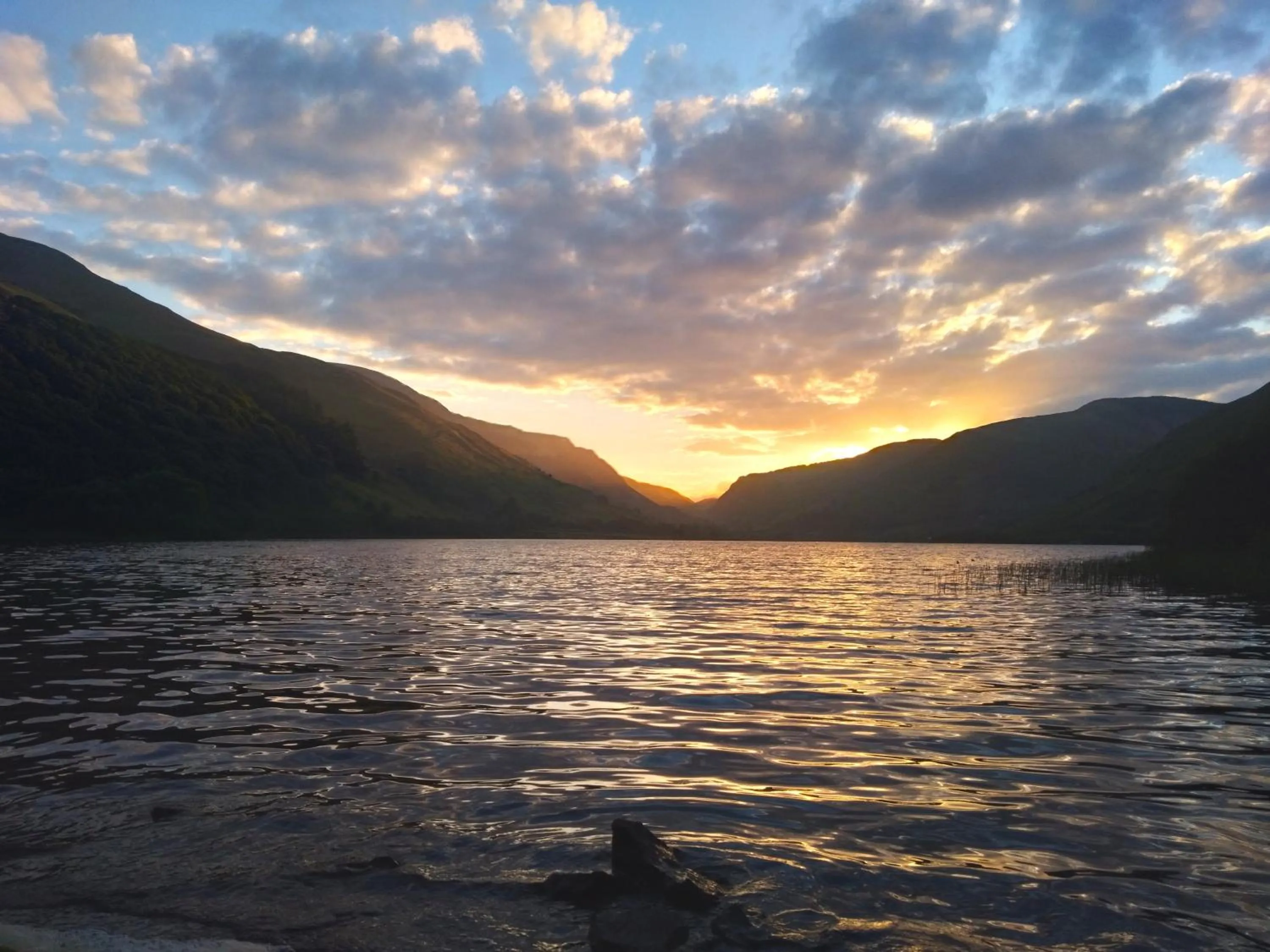 Lake view in Pen-Y-Bont Hotel