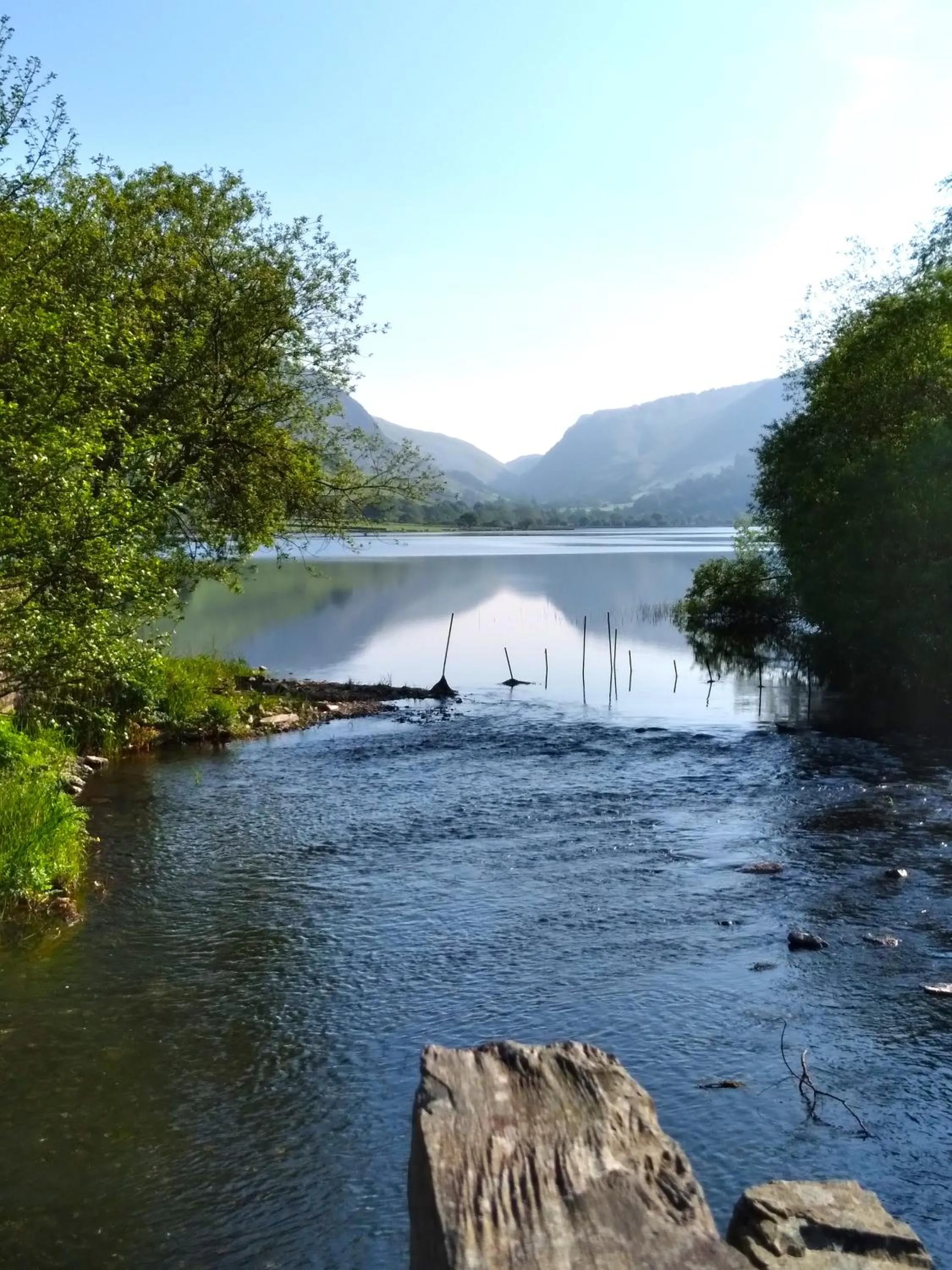 Lake view in Pen-Y-Bont Hotel