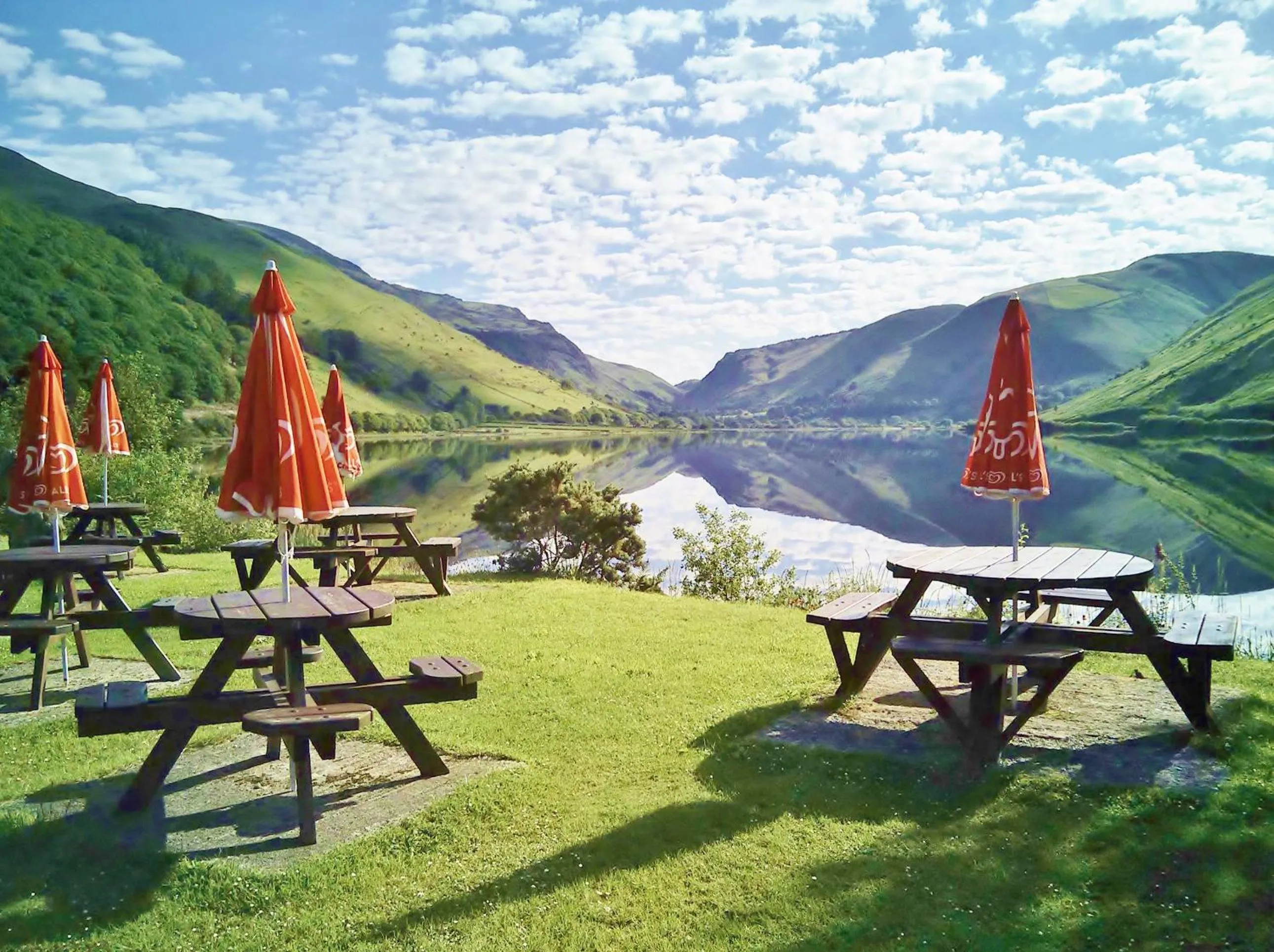 Garden in Pen-Y-Bont Hotel
