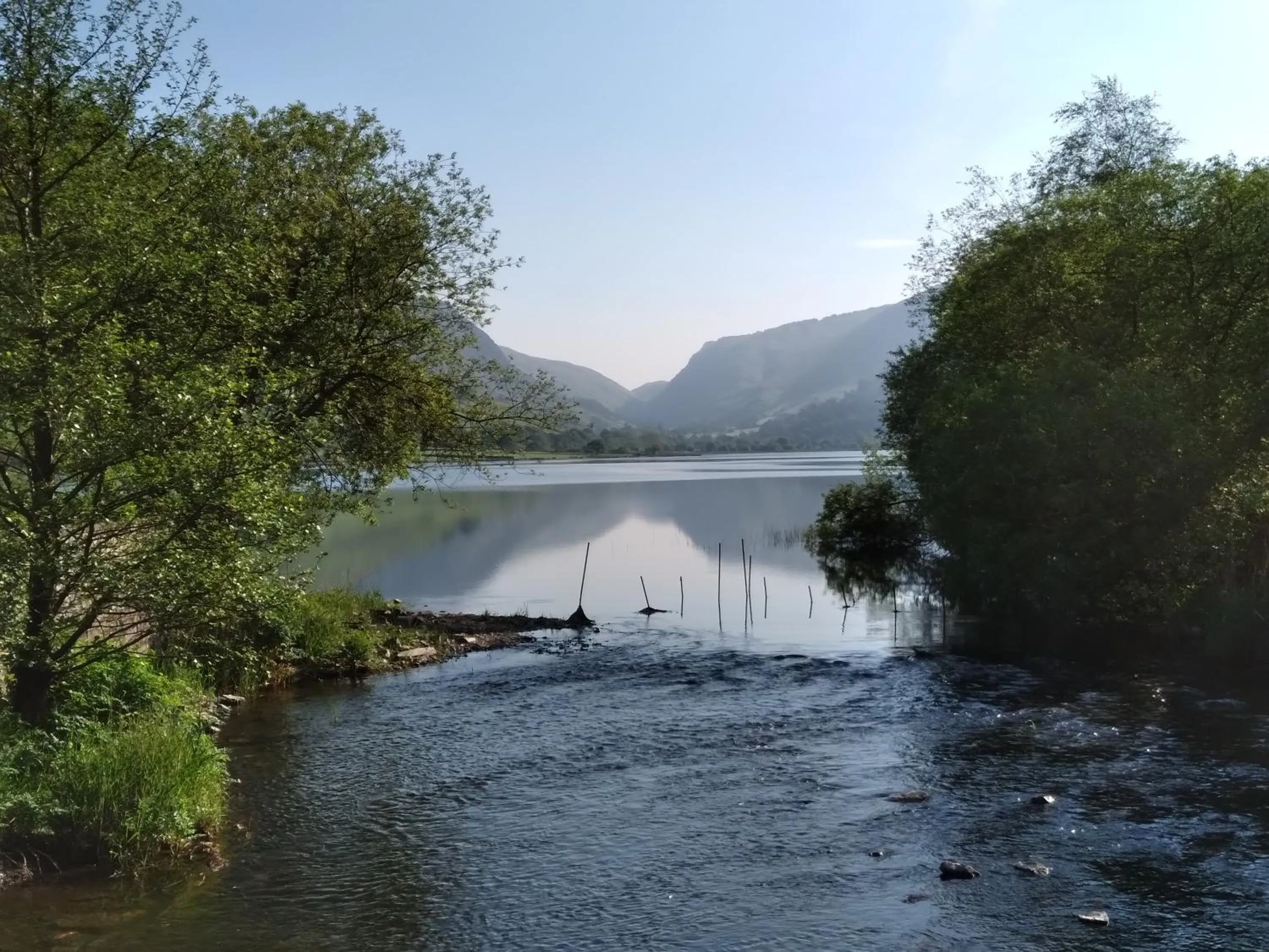 Lake view in Pen-Y-Bont Hotel