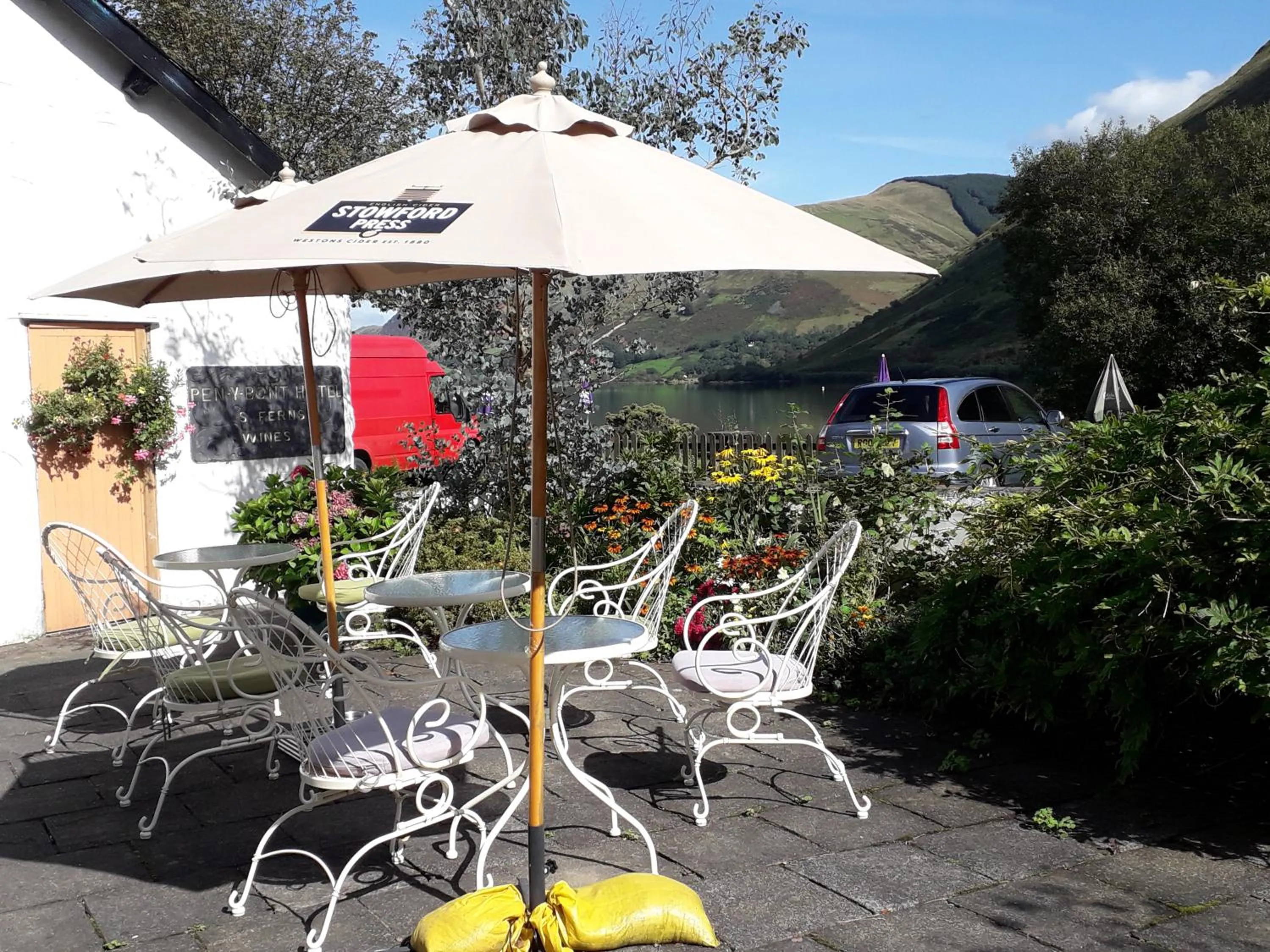 Balcony/Terrace in Pen-Y-Bont Hotel
