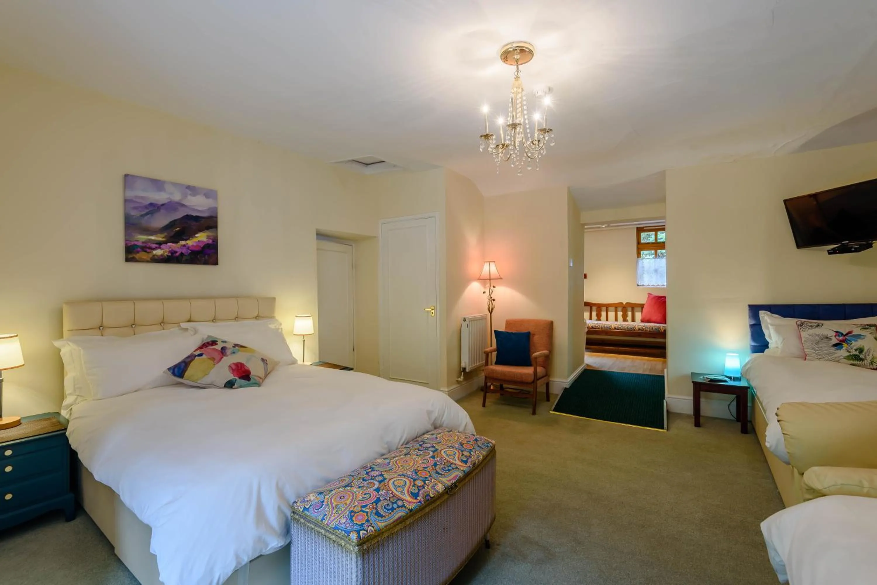 Bed in Pen-Y-Bont Hotel