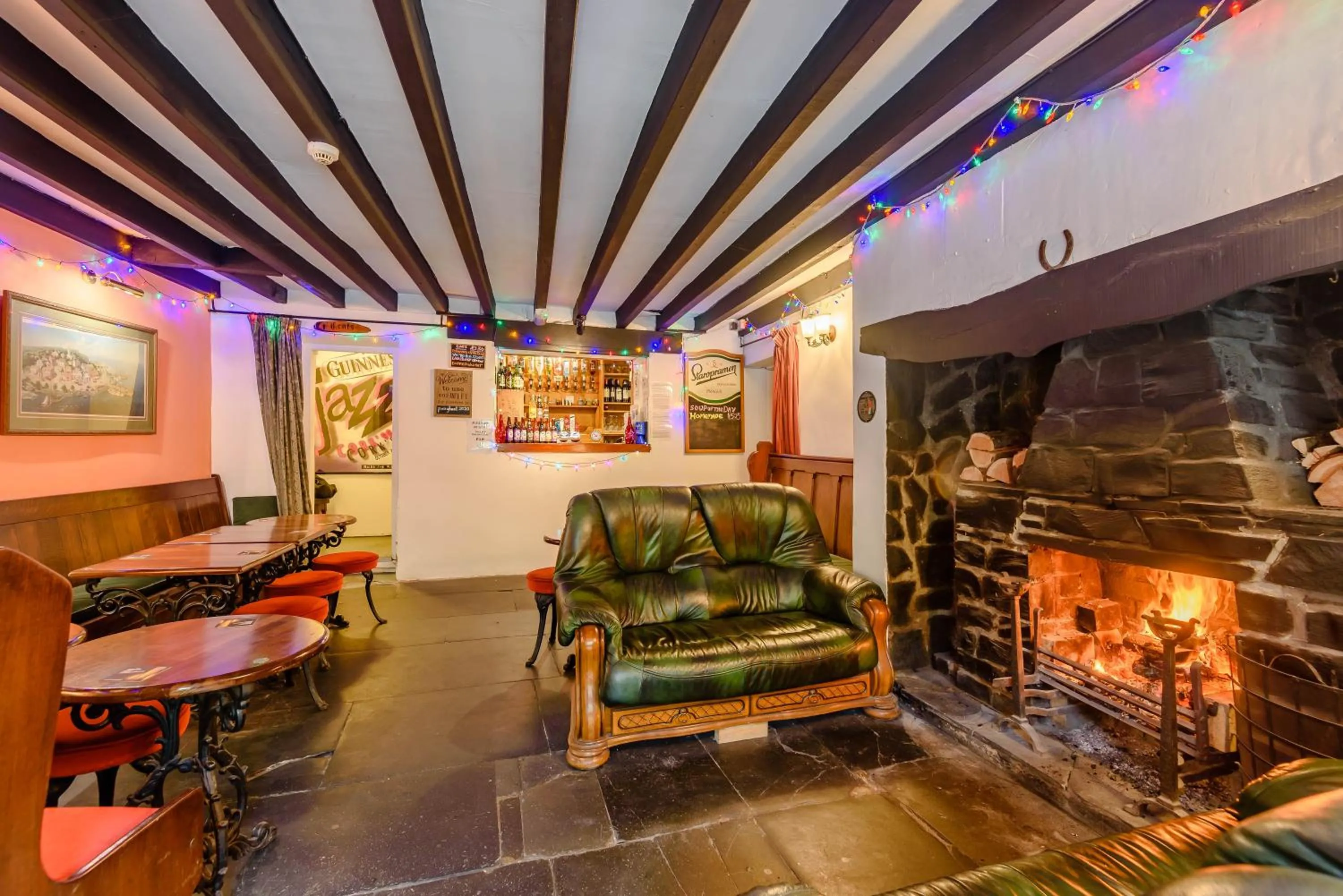 Seating area in Pen-Y-Bont Hotel