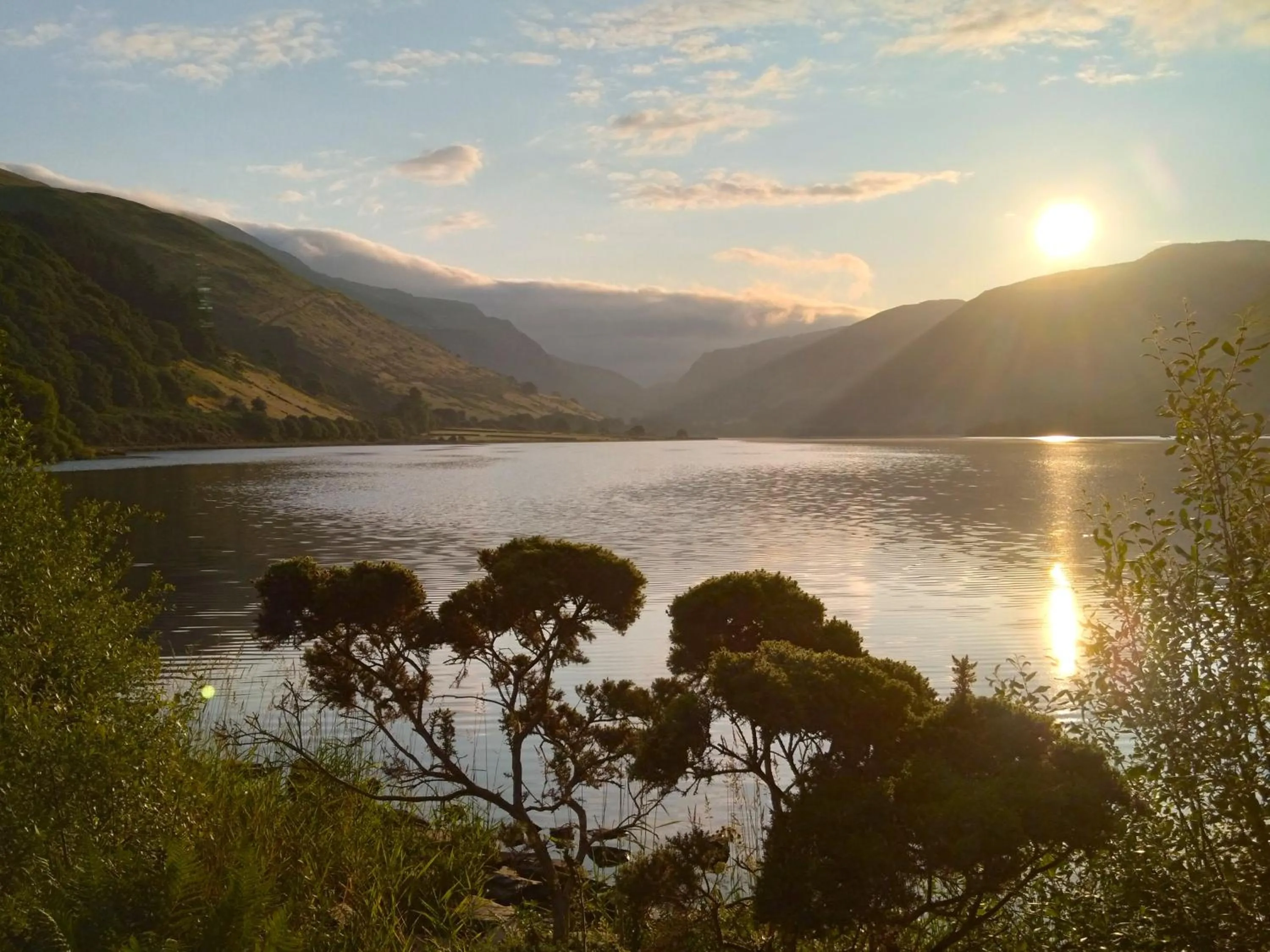 Lake view in Pen-Y-Bont Hotel