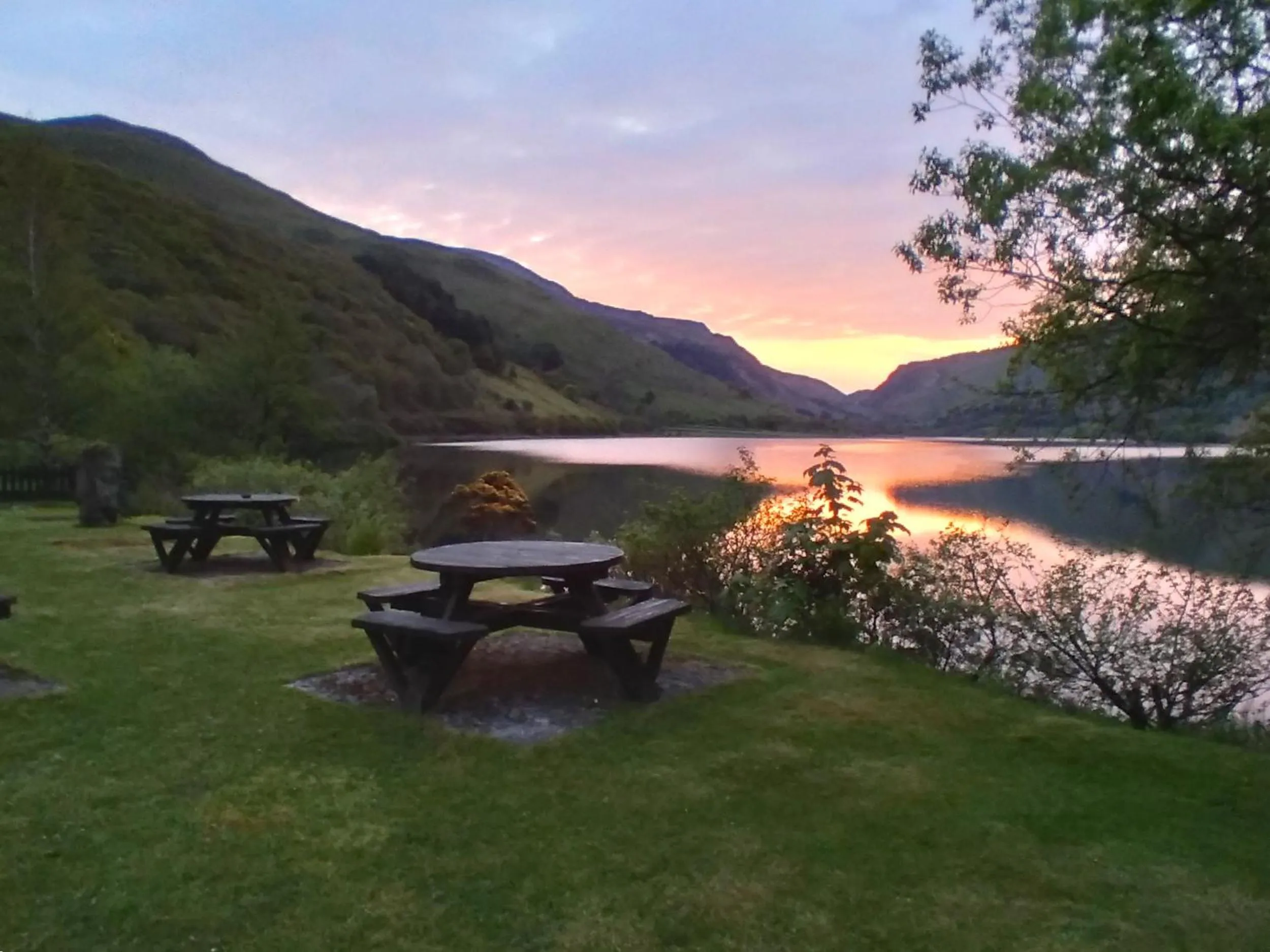 Garden in Pen-Y-Bont Hotel
