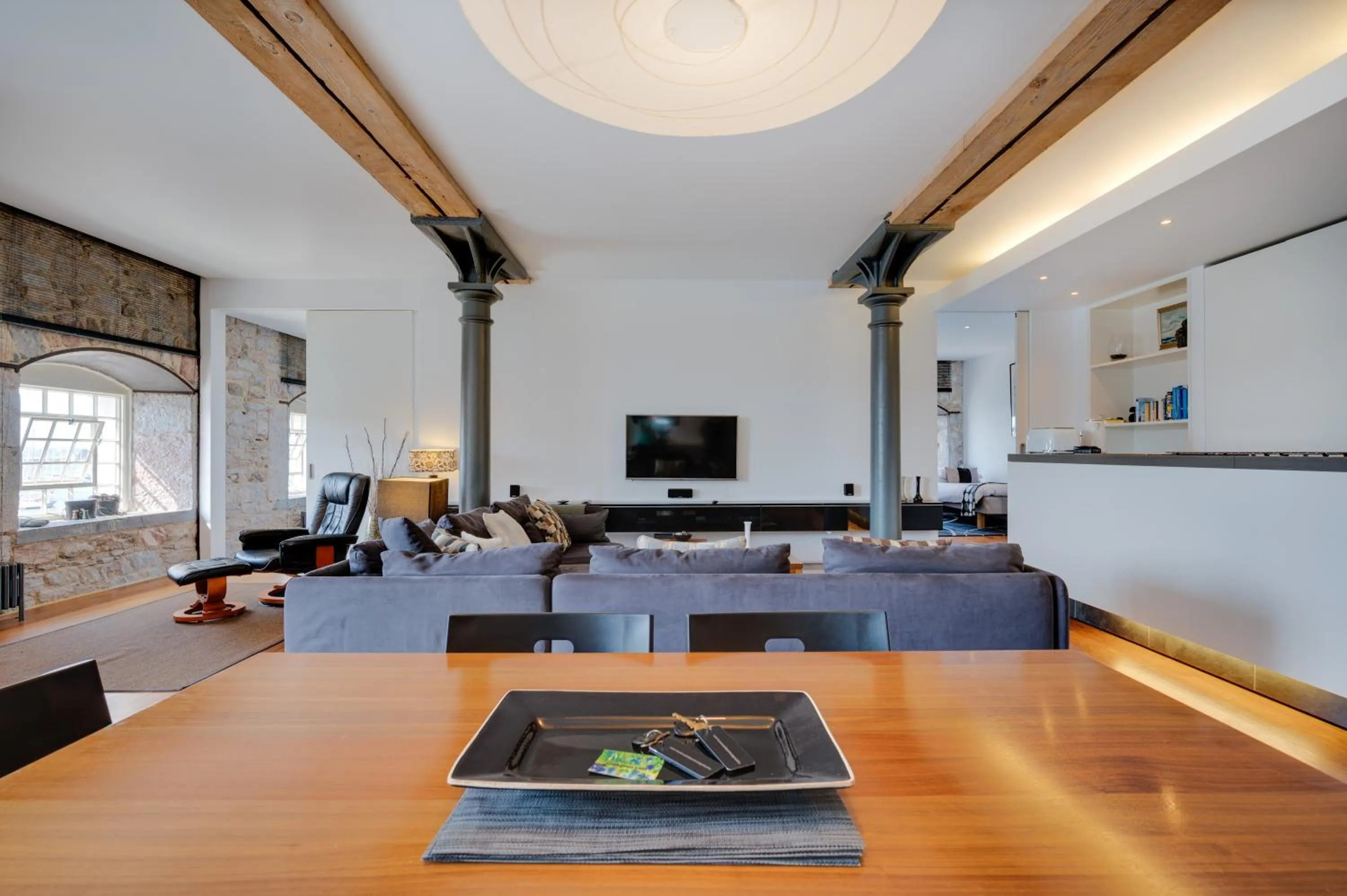 Bedroom in Royal William Yard Apartments