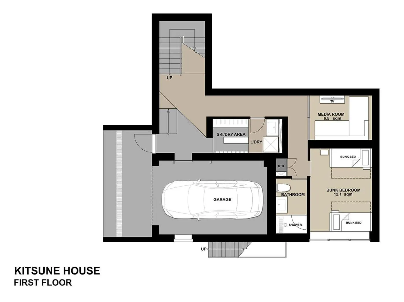 Floor plan in Kitsune House by H2 Life