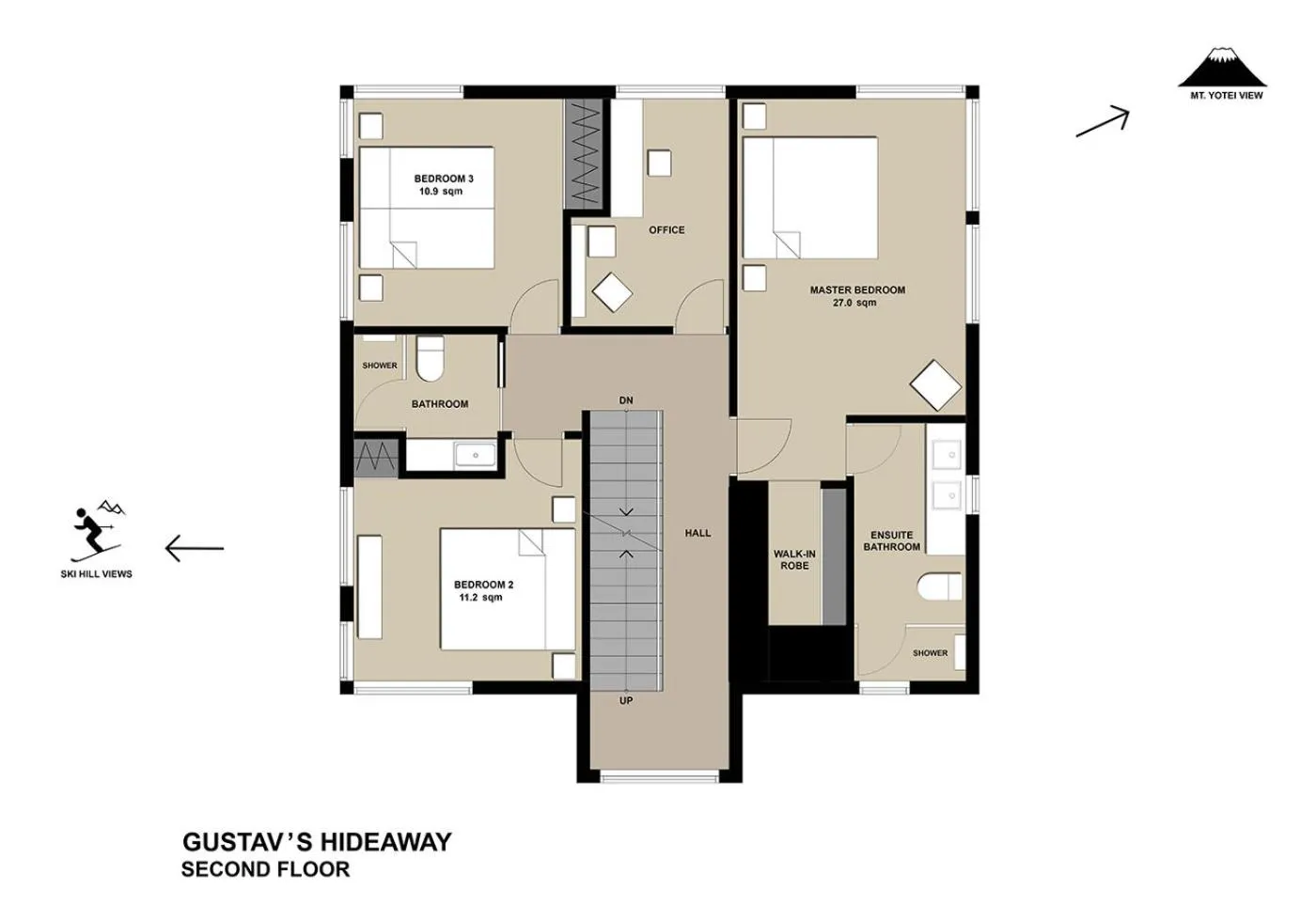 Floor plan in Gustav's Hideaway by H2 Life