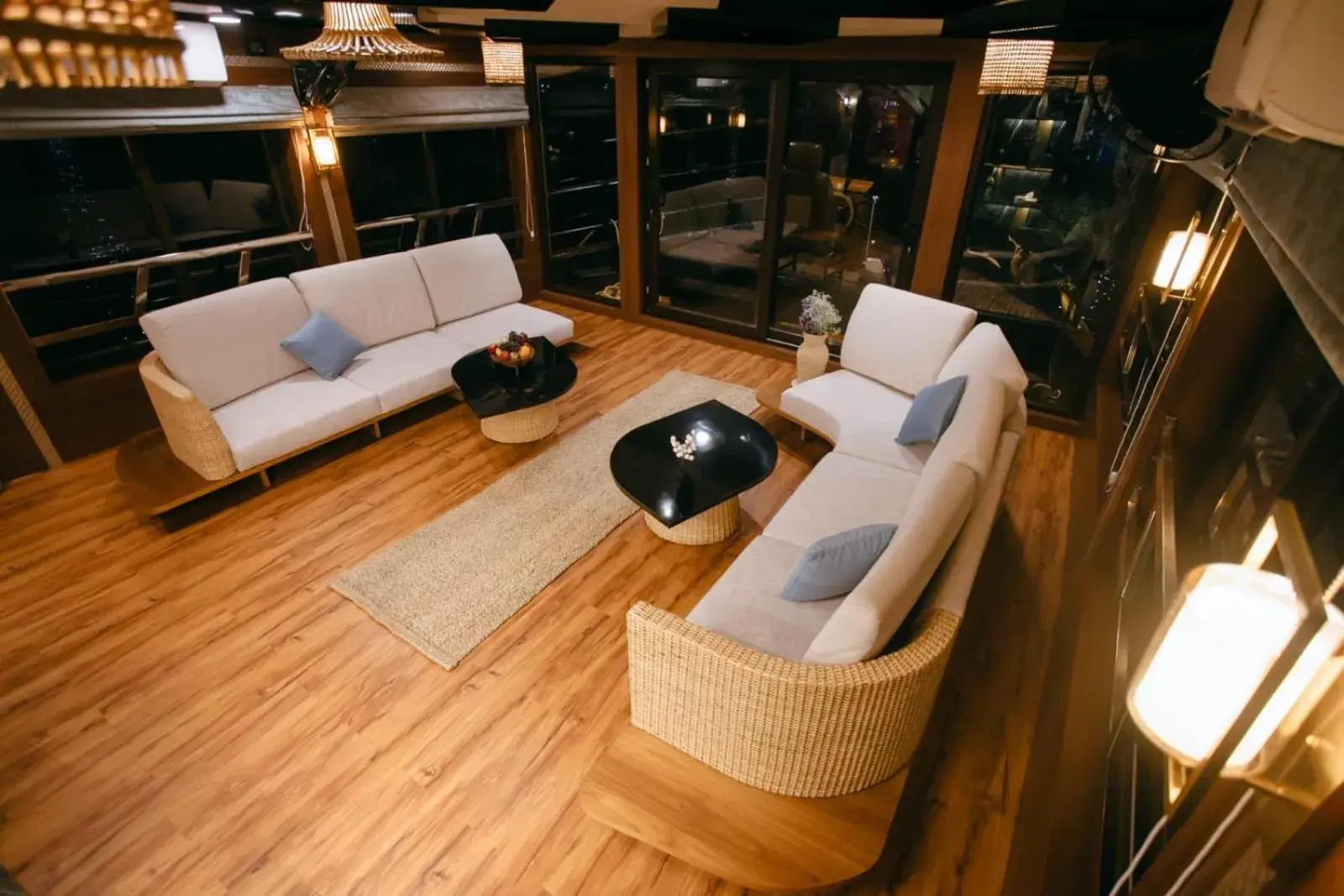 Living room in Cosy Premium Houseboats Living room in Cosy Premium Houseboats