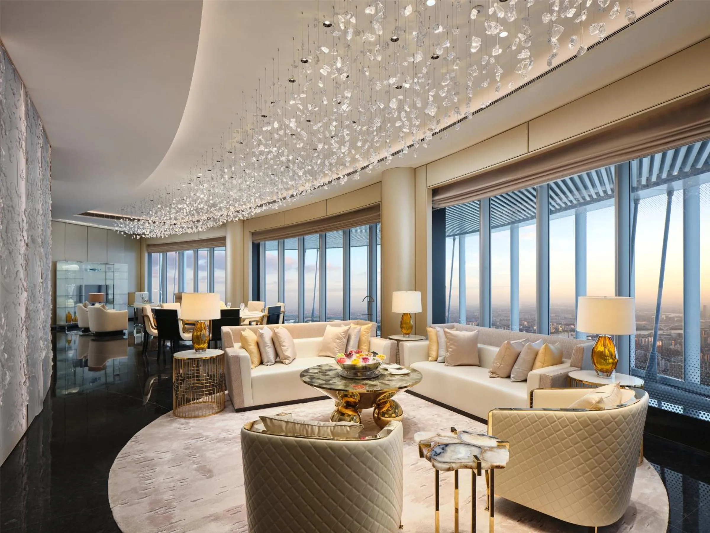 Living room in J Hotel, Shanghai Tower - Above All Else, Overlooking the Bund