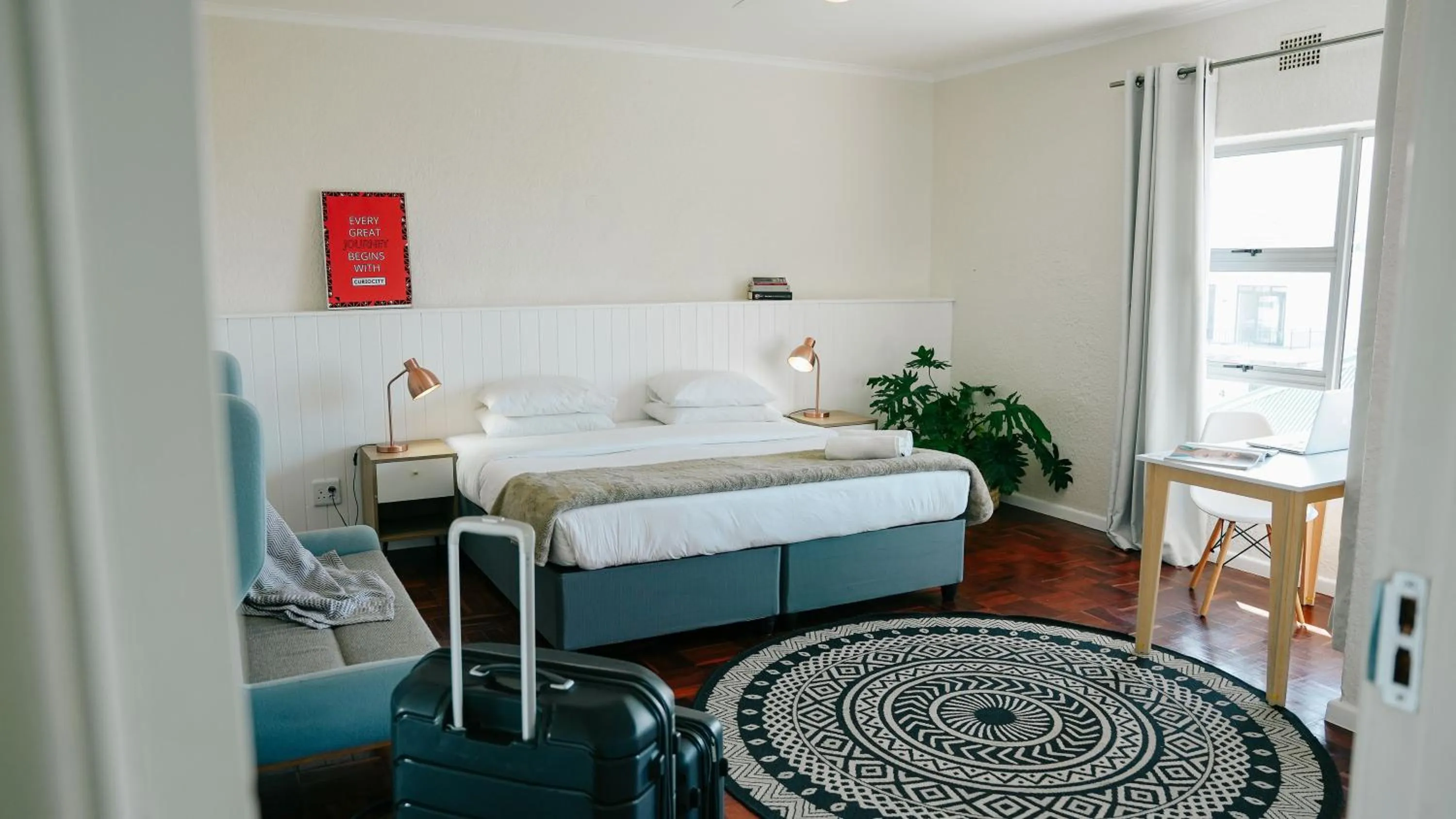 Bed in CURIOCITY Kloof Street