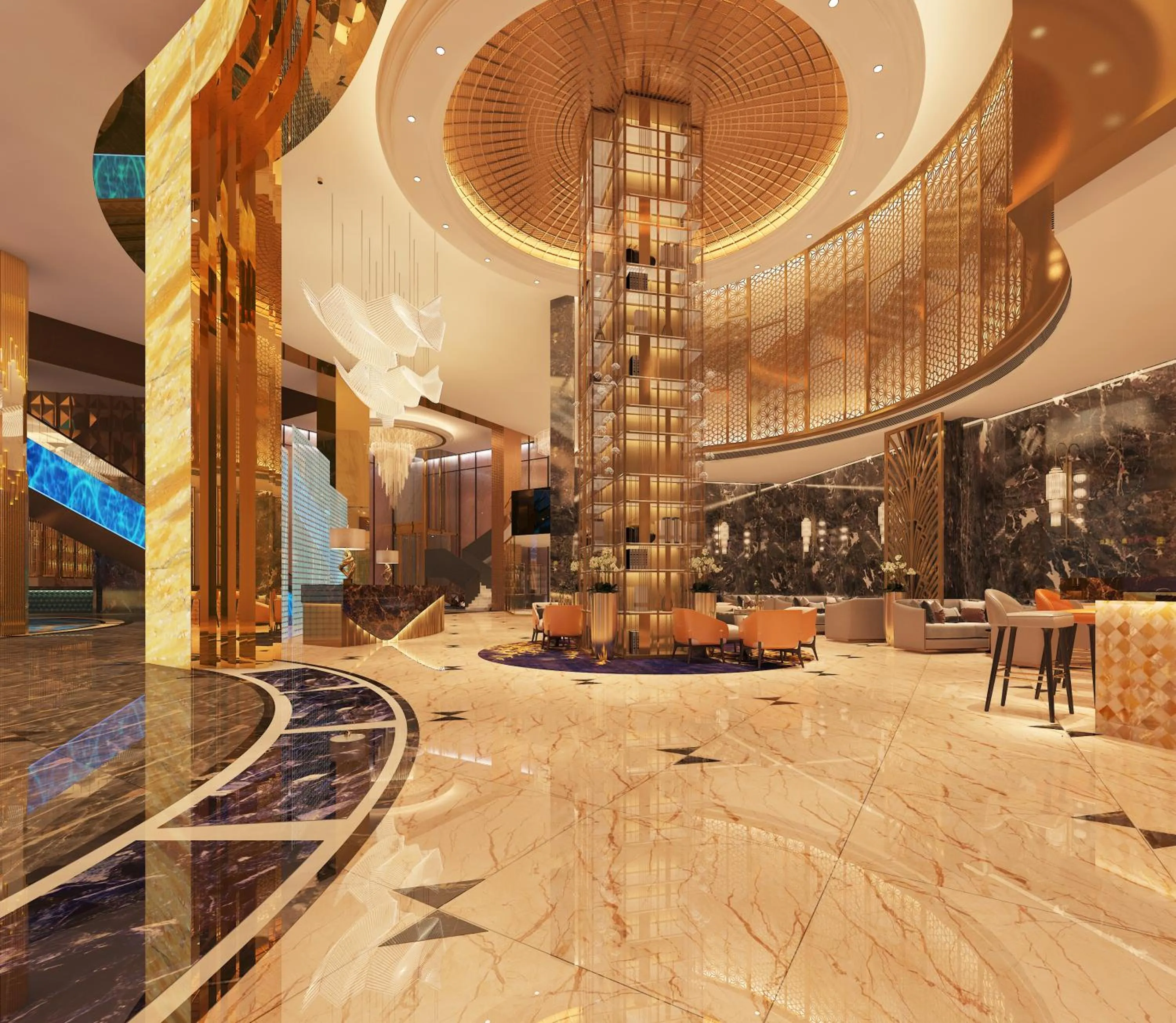 Lobby or reception in Howard Johnson Plaza by Wyndham Blue Bay Sihanoukville