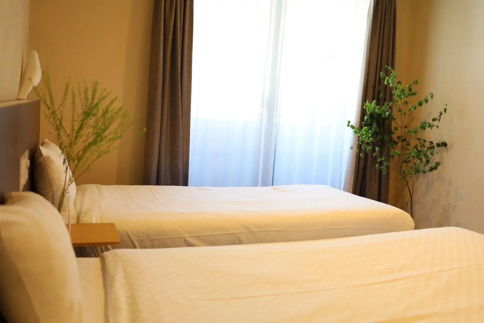 Bed in HOTEL THE POINT Kiyomizu Gojo