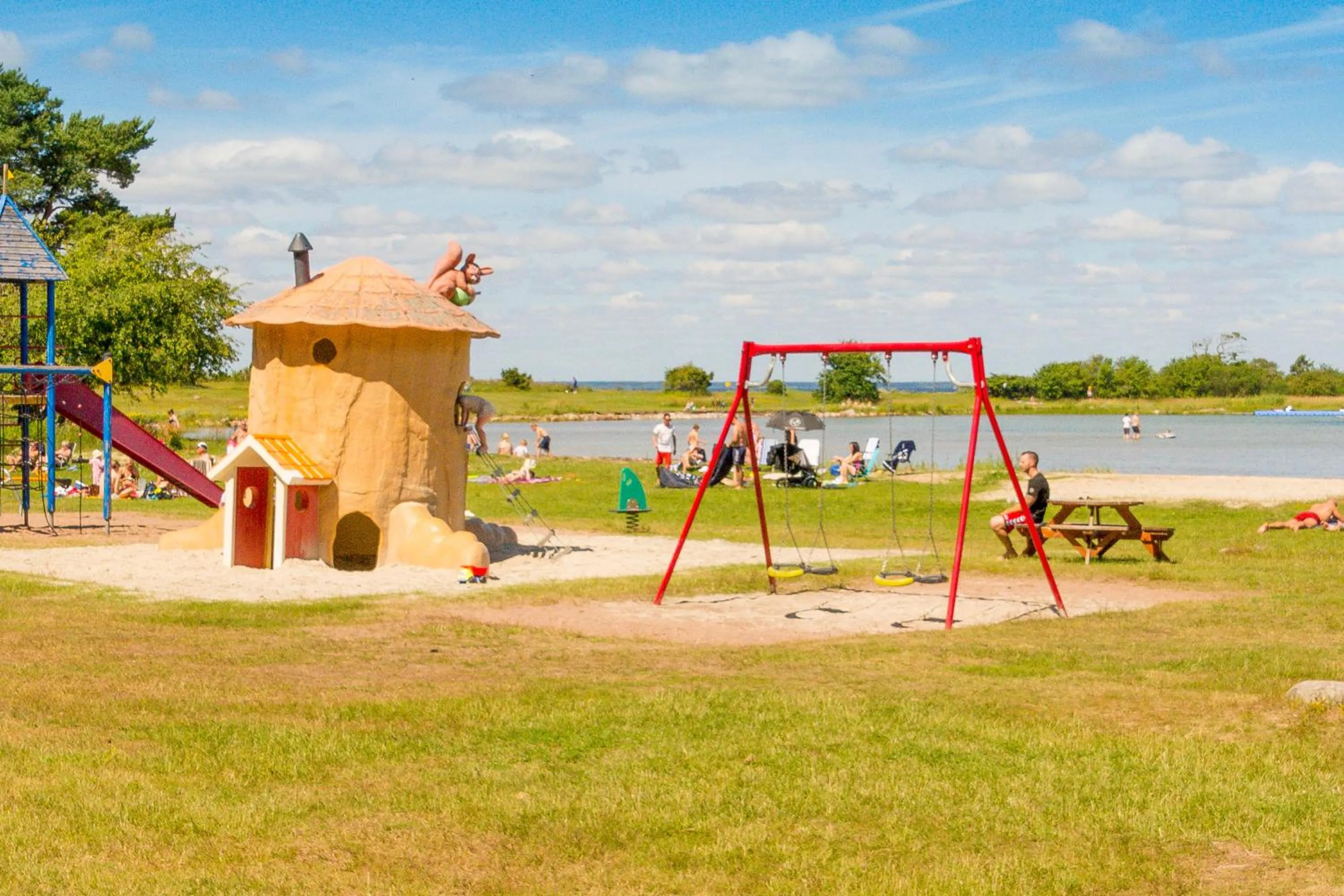 Children play ground in First Camp Ekerum - Öland