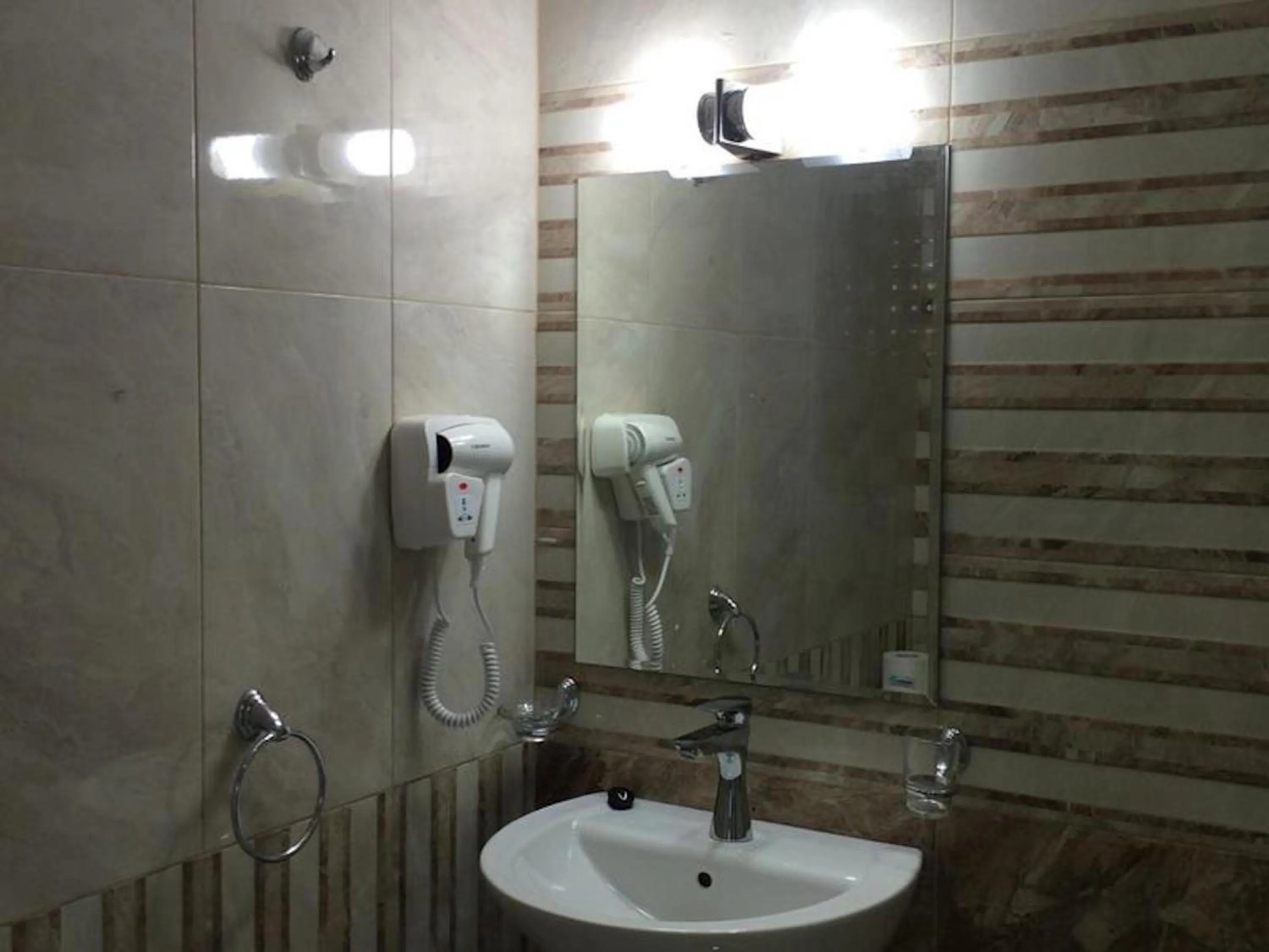 Bathroom in Hotel Tm Deluxe located in Sunny Beach