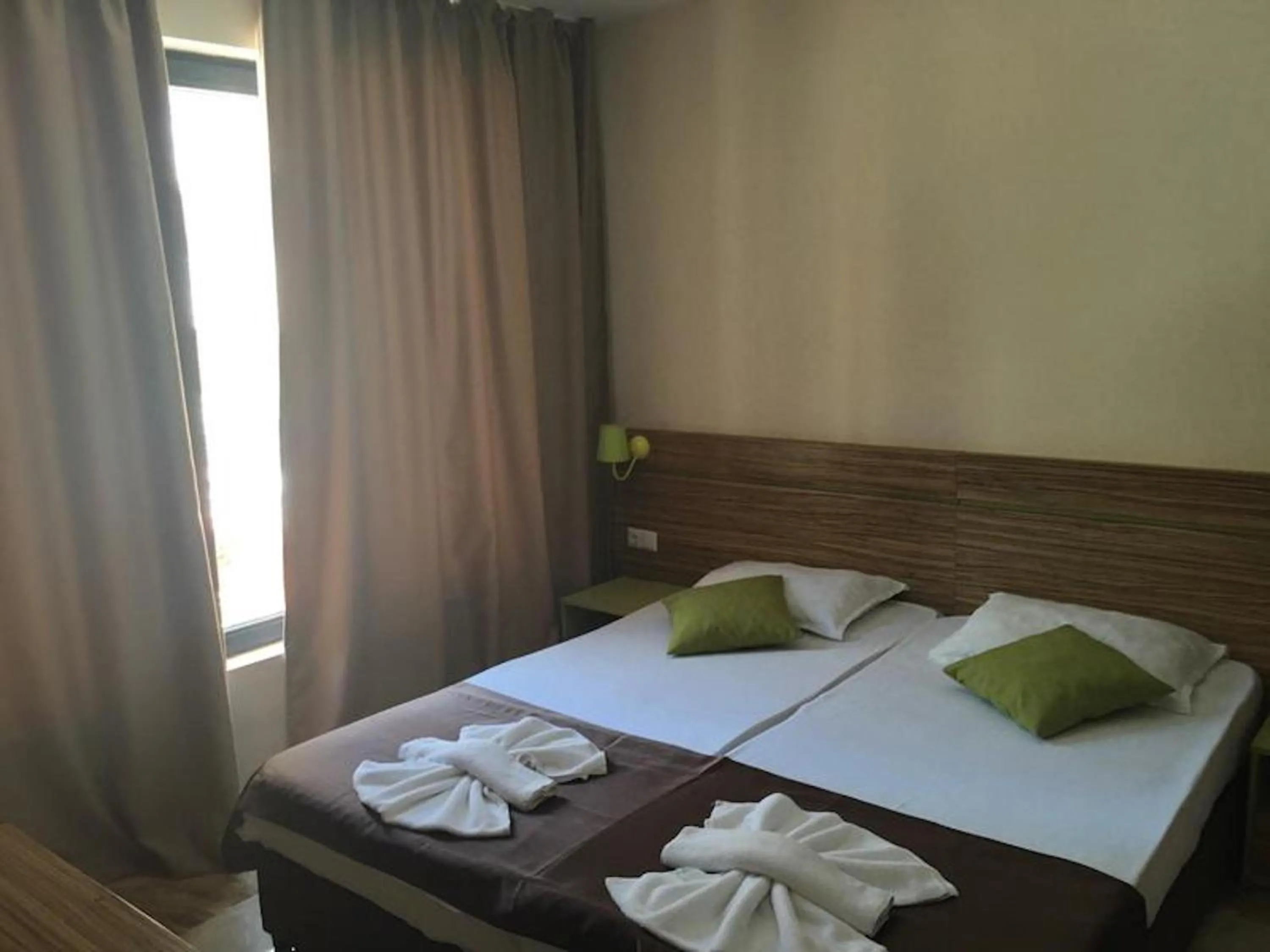 Bed in Hotel Tm Deluxe located in Sunny Beach