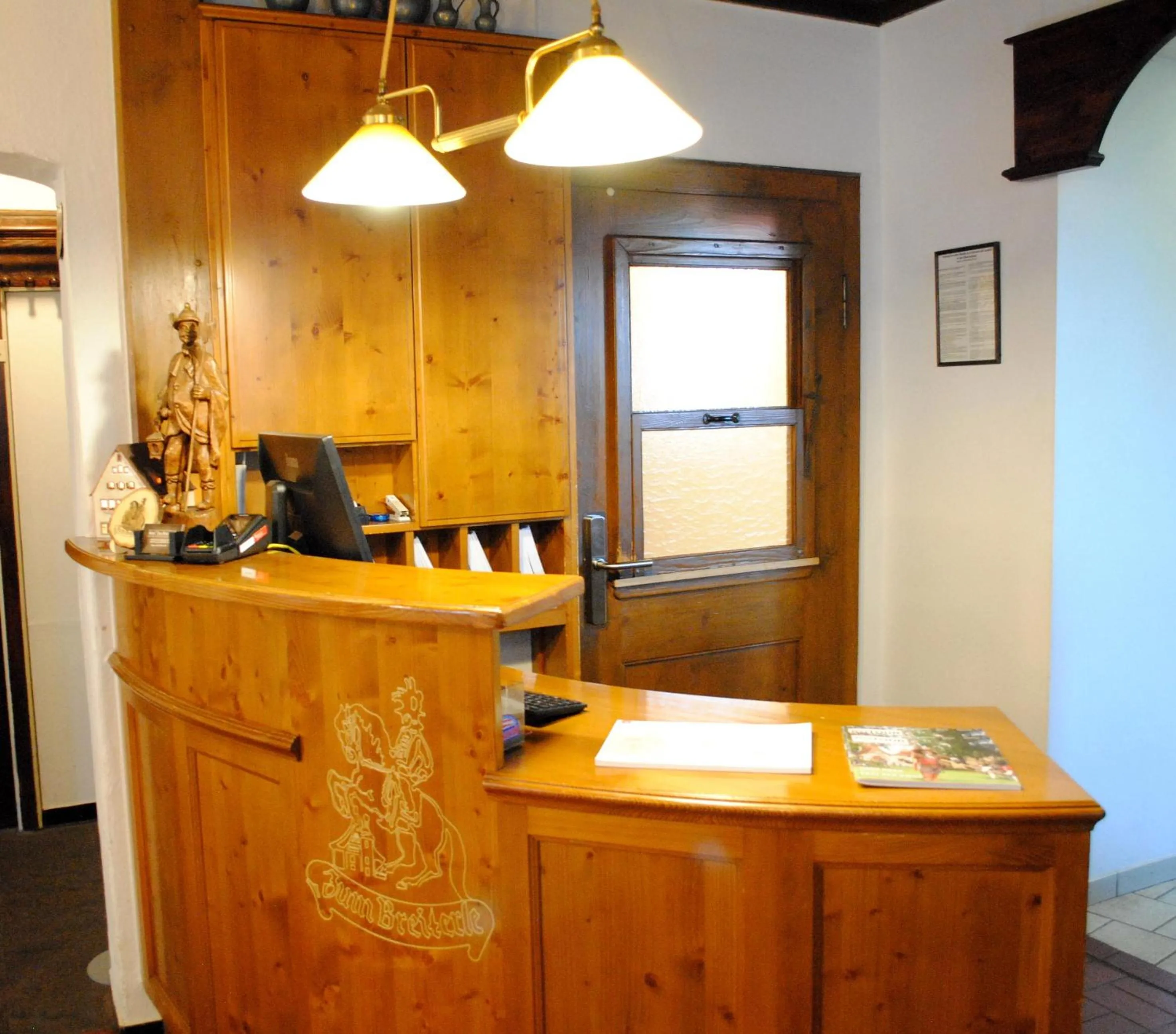 Lobby or reception in Hotel zum Breiterle - Self-Check-In