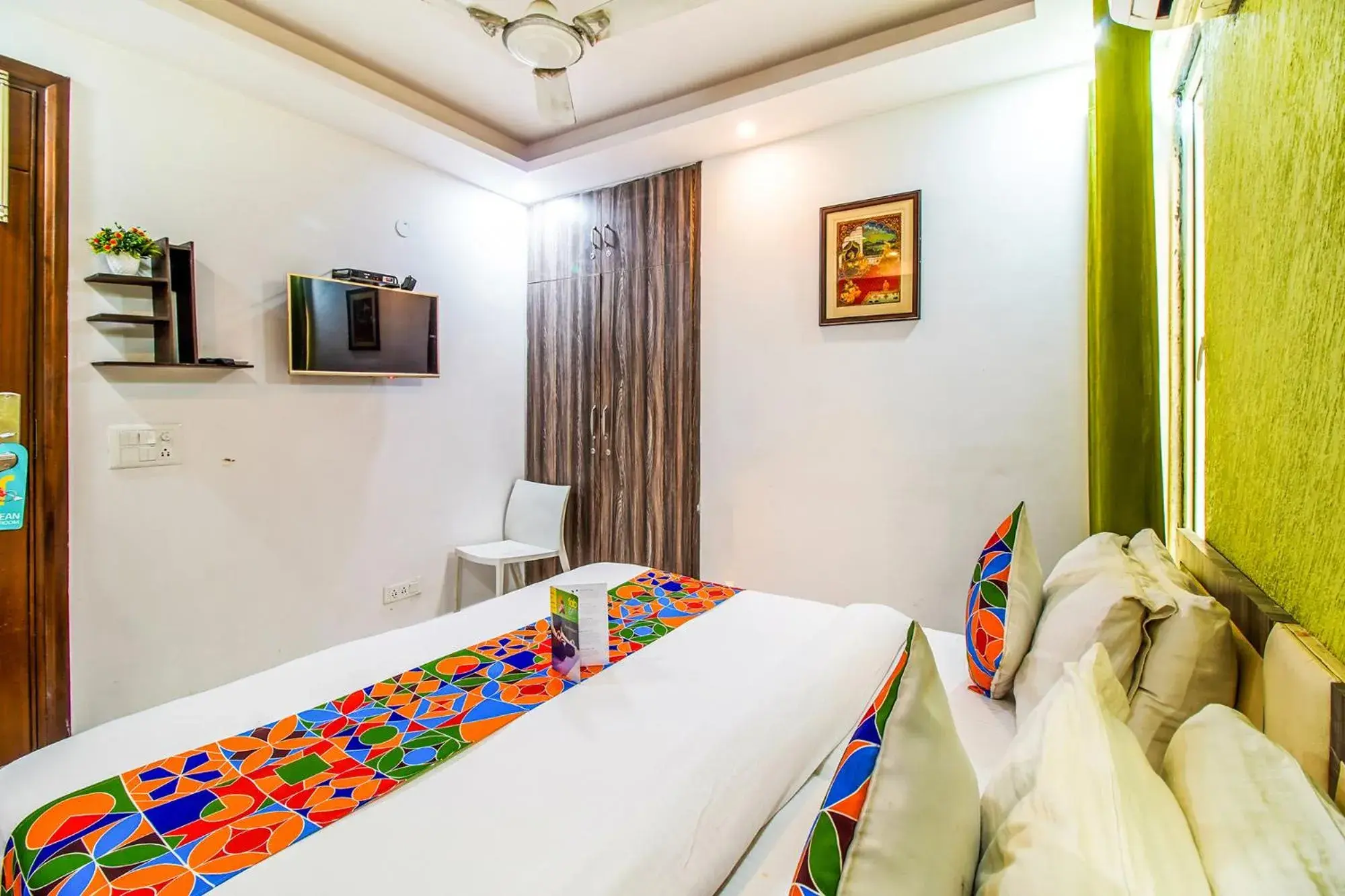 Toilet, Bed in FabHotel A 97 Toilet, Bed in FabHotel A 97