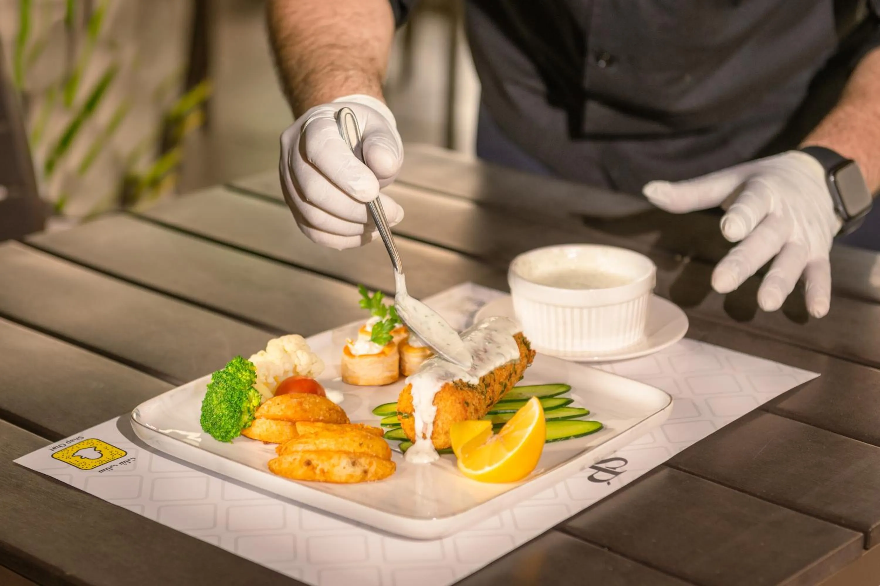 Food and drinks in Sarwat Park Hotel