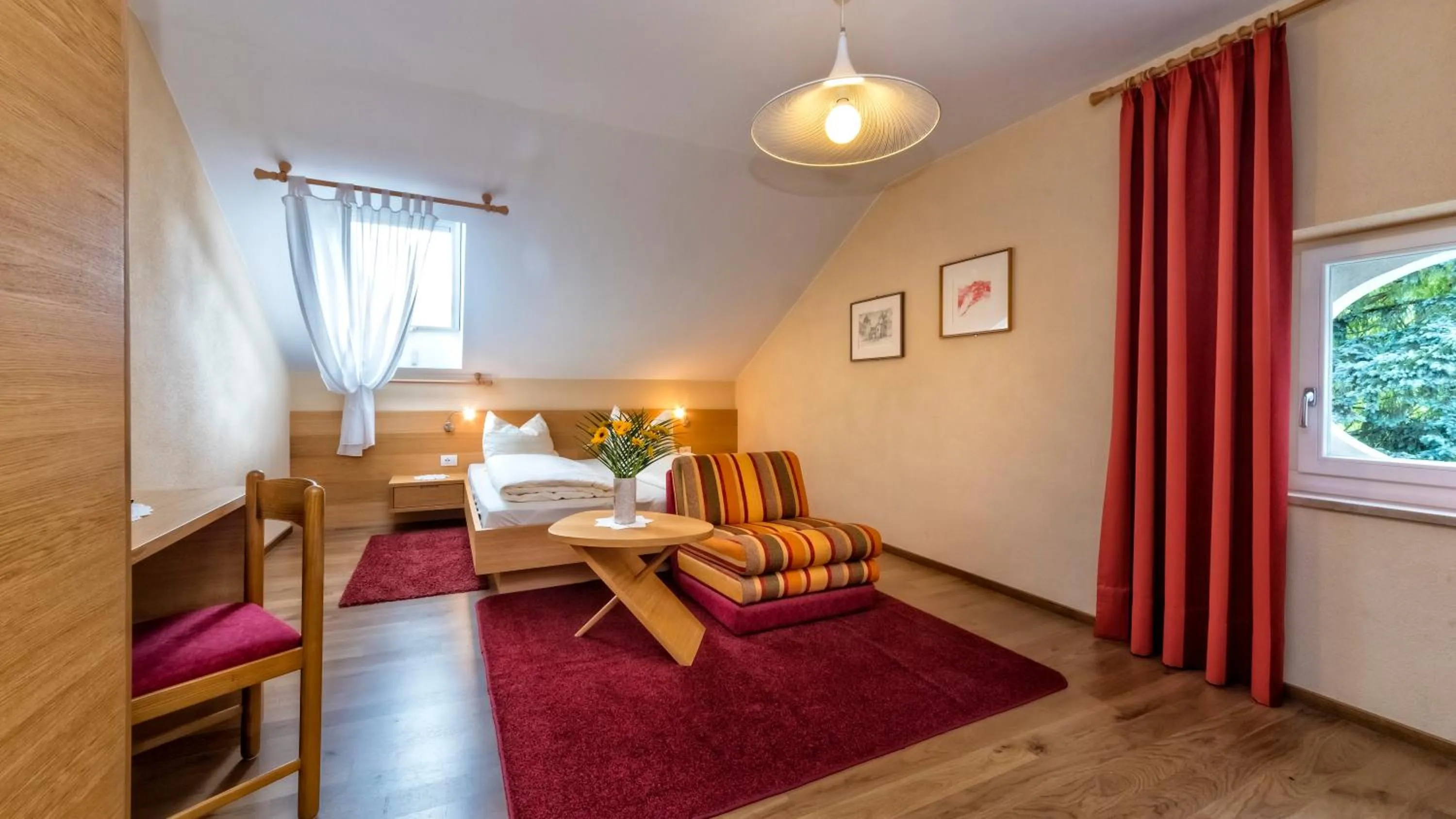 Bed in Hotel Brückenwirt