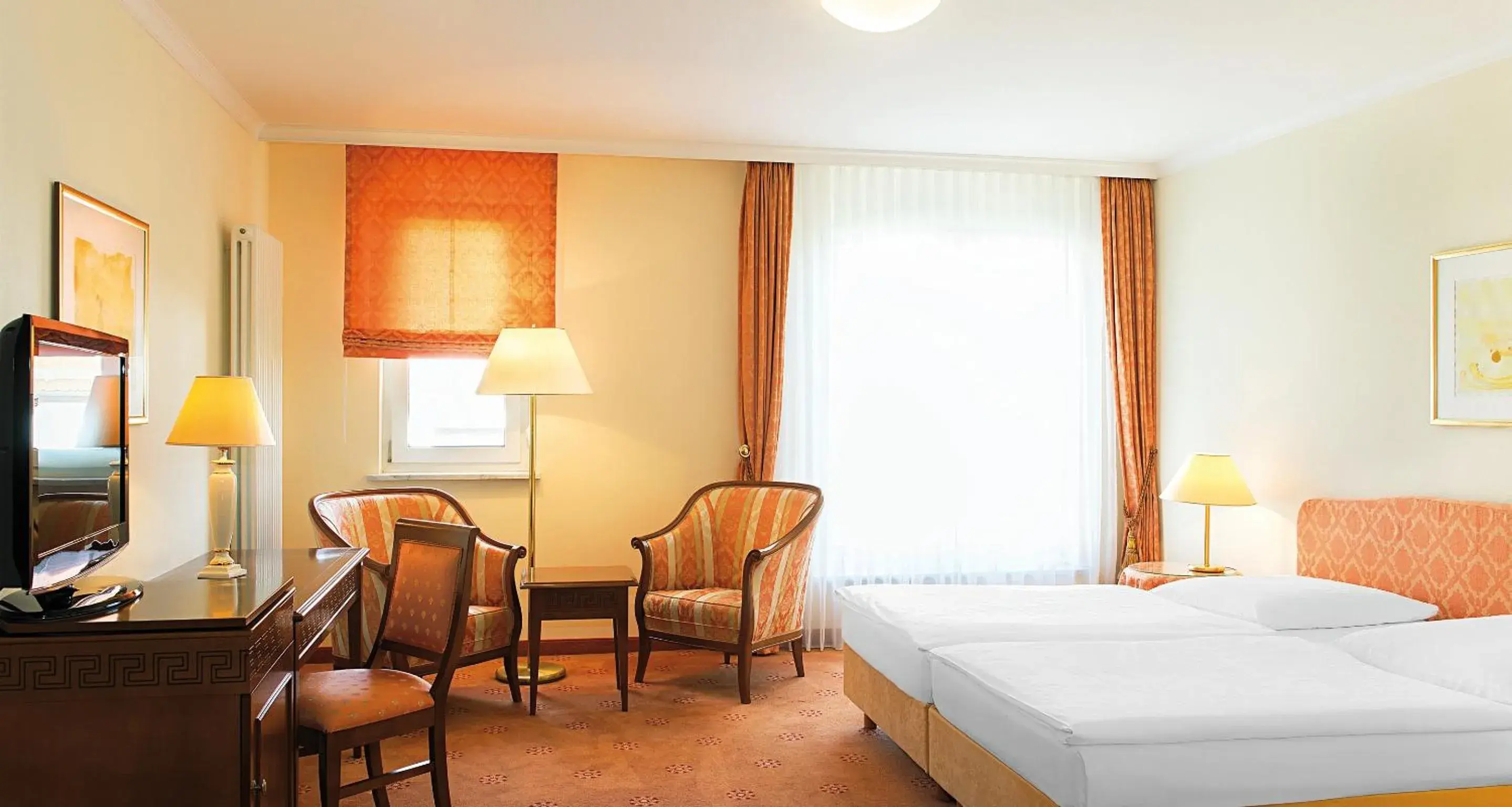 Bed in Victor's Residenz-Hotel Erfurt Bed in Victor's Residenz-Hotel Erfurt