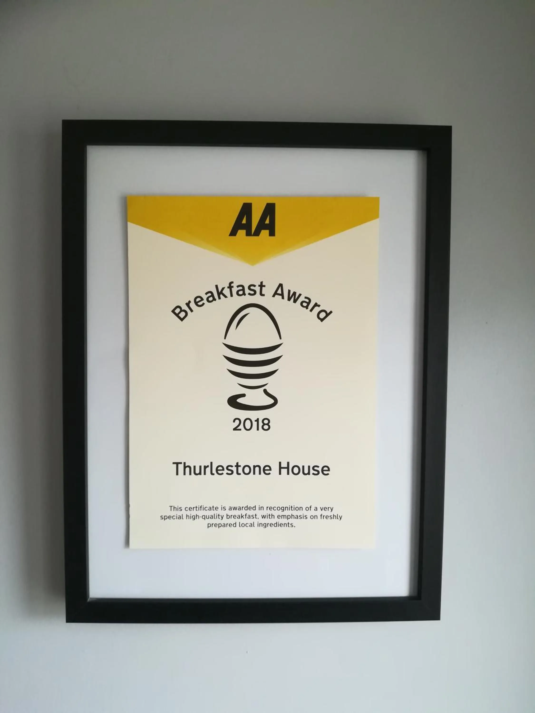 Breakfast in Thurlestone House