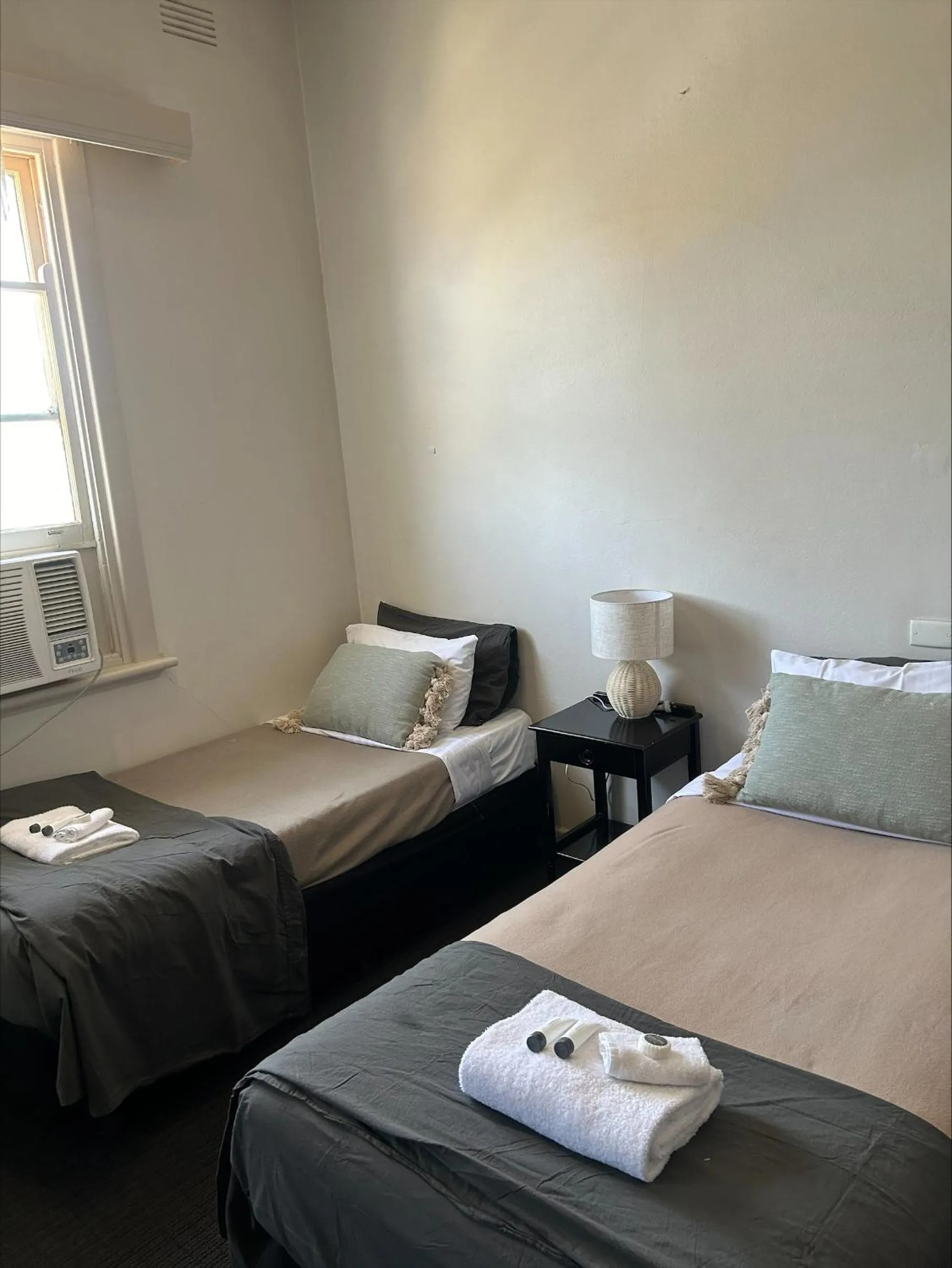 Bed in William Farrer Hotel