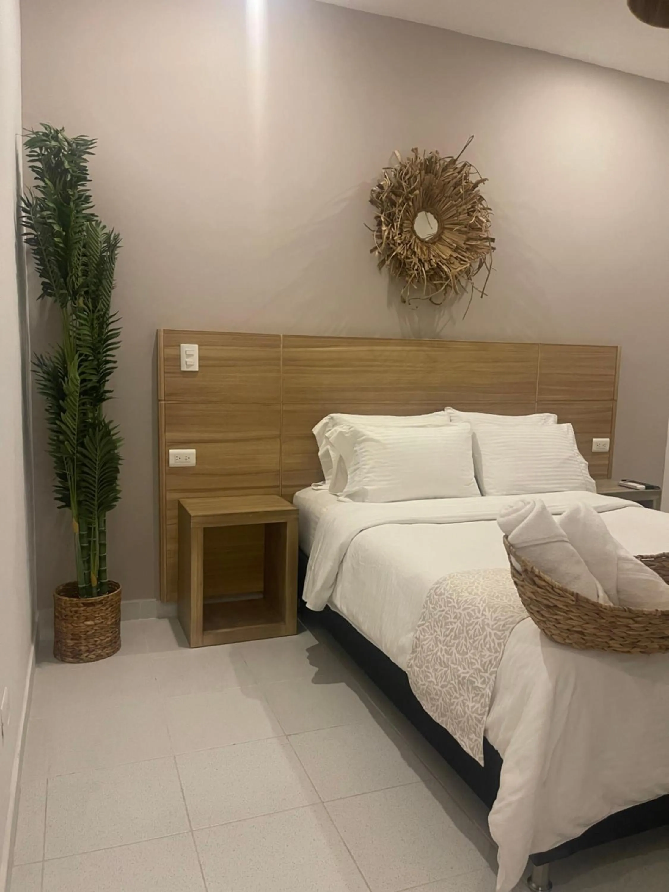 Bed in Moet Medellin Hotel