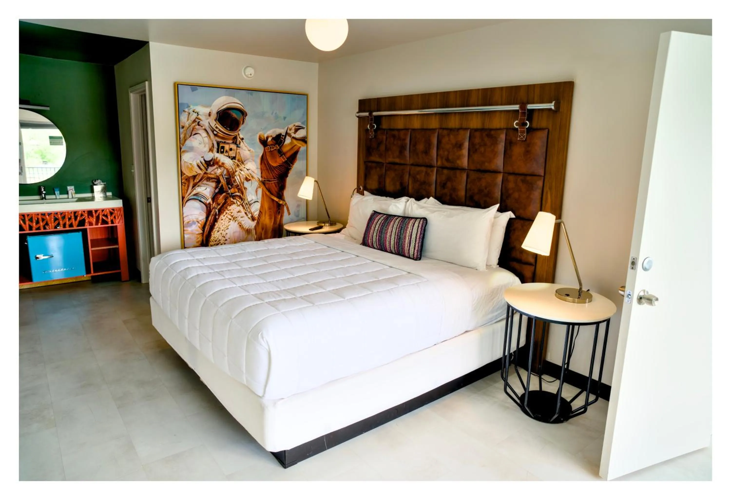 Bedroom, Bed in Heights House Hotel - Houston Heights Downtown, an Ascend Collection Hotel