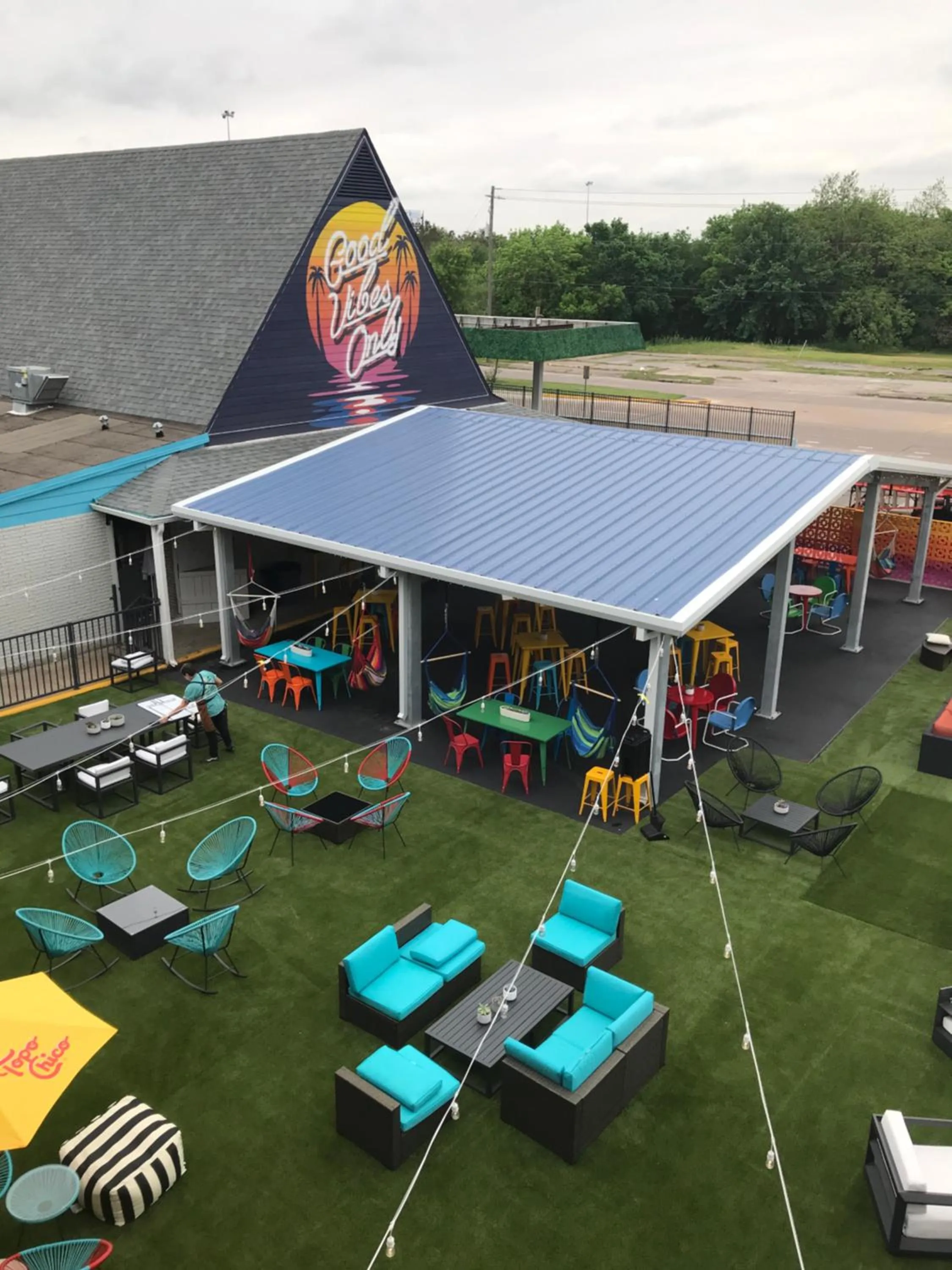 Communal lounge/ TV room in Heights House Hotel - Houston Heights Downtown, an Ascend Collection Hotel