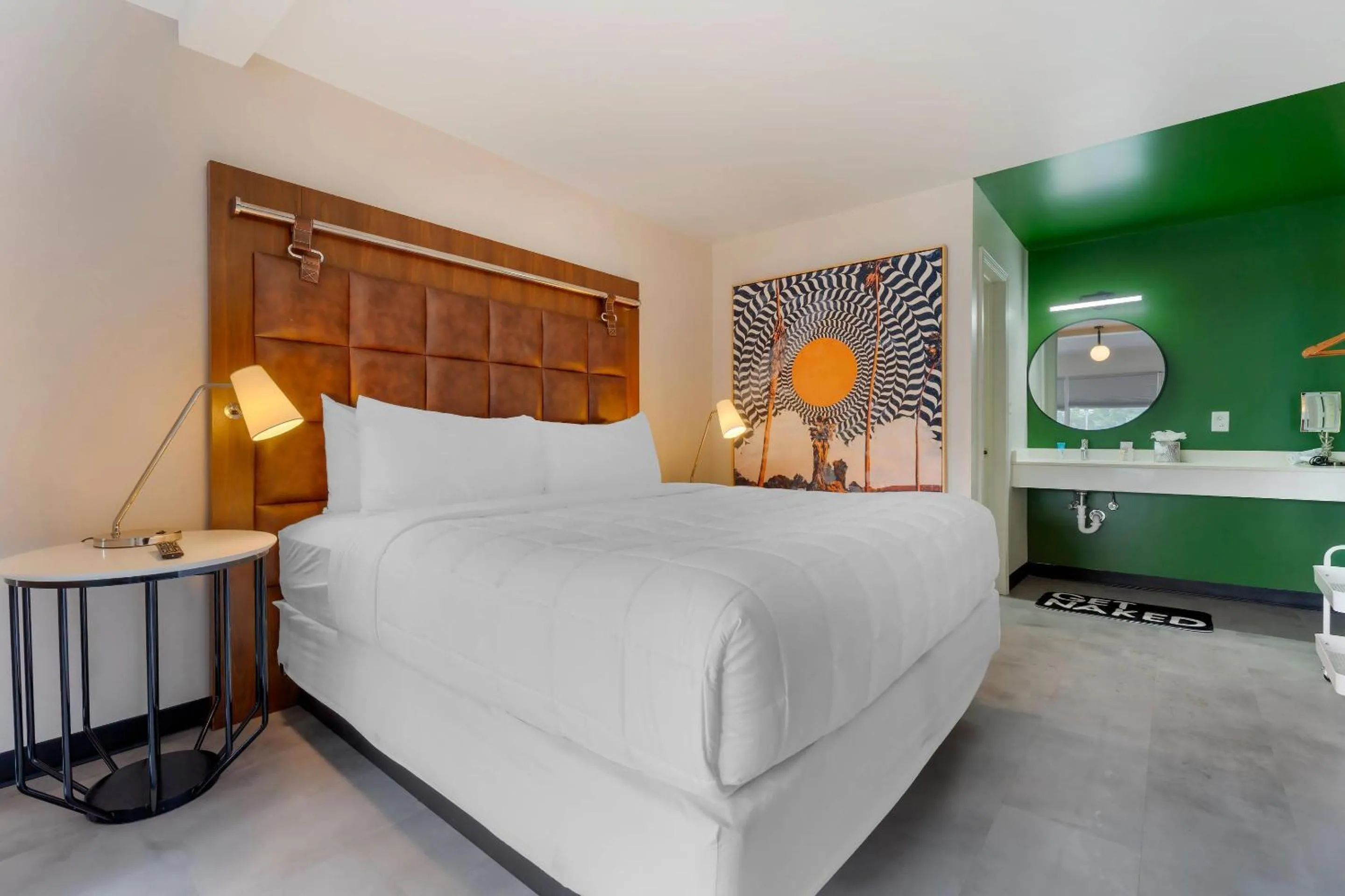 Bedroom, Bed in Heights House Hotel - Houston Heights Downtown, an Ascend Collection Hotel