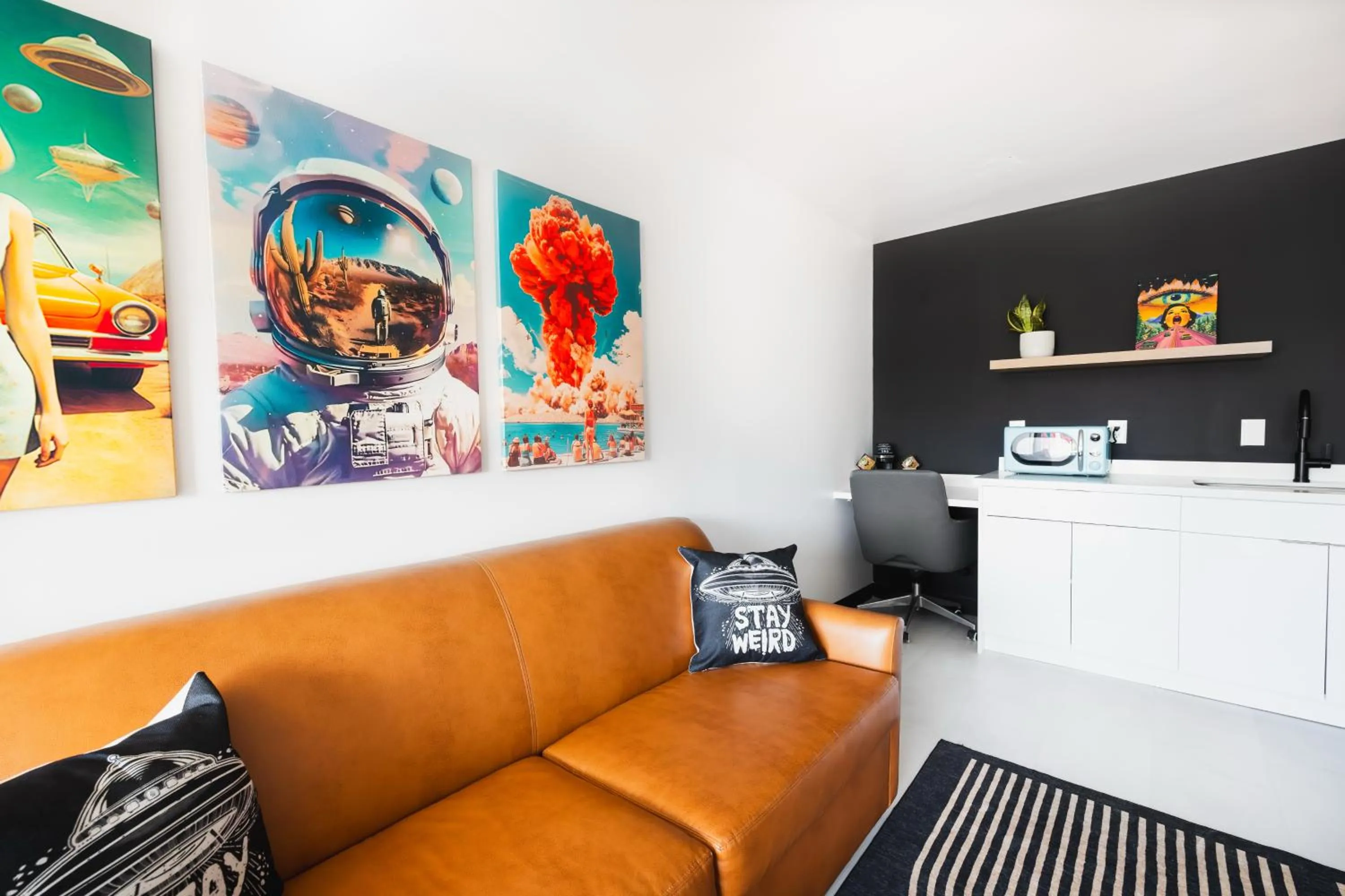 Living room in Heights House Hotel - Houston Heights Downtown, an Ascend Collection Hotel