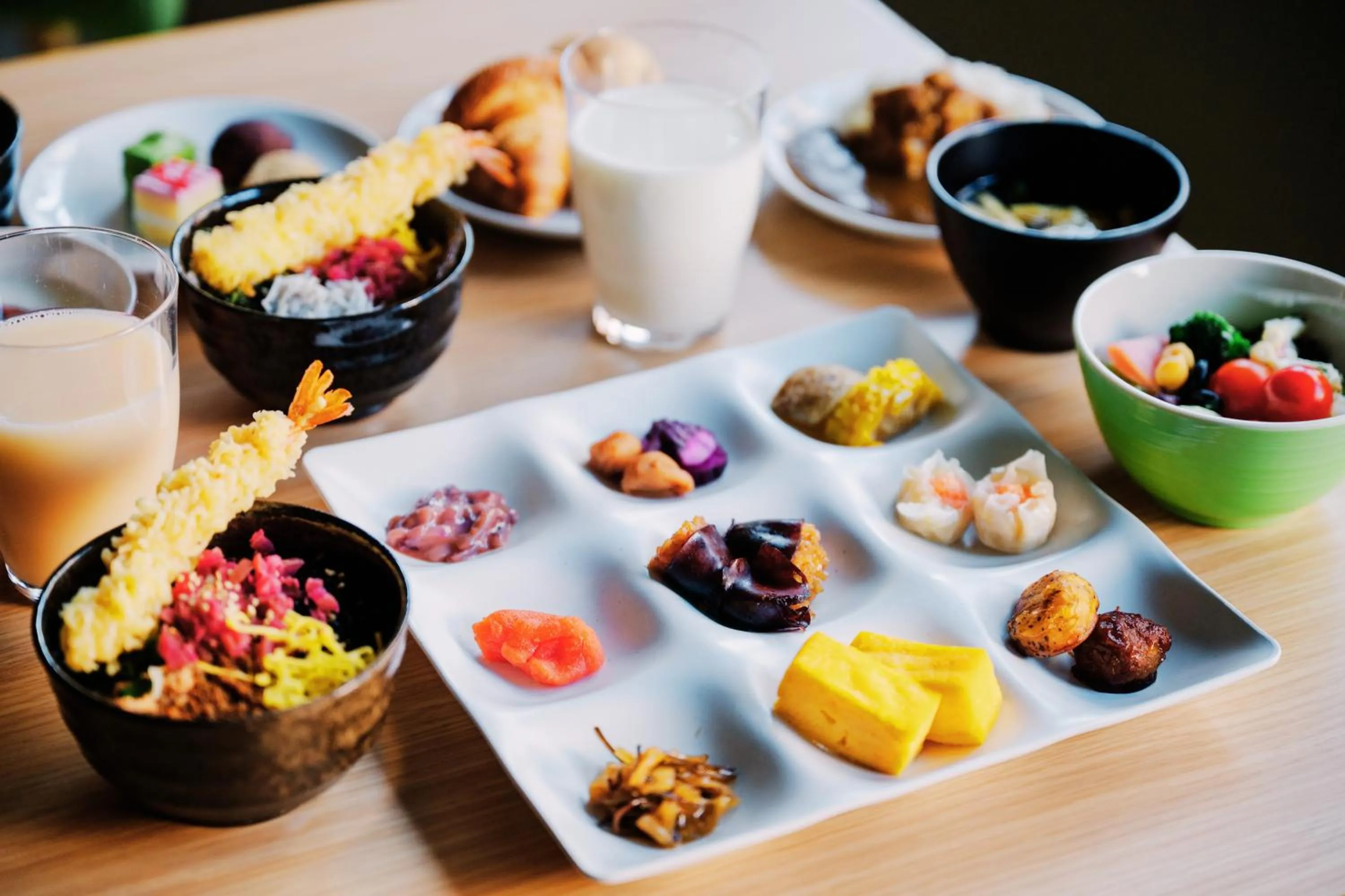 Breakfast in Smile Hotel Premium Hakodate Goryokaku
