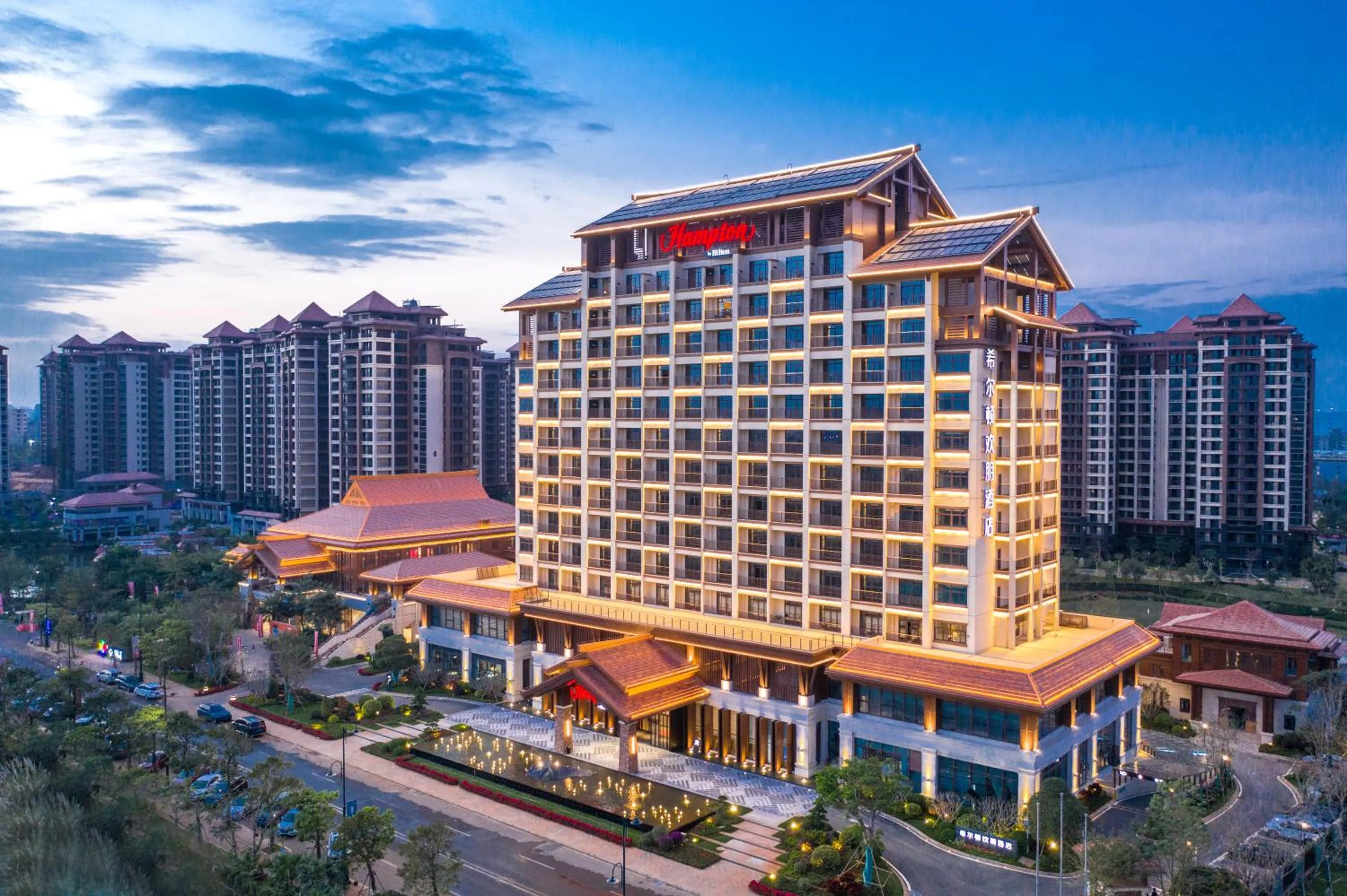 Property building in Hampton by Hilton Nanhai Haikou