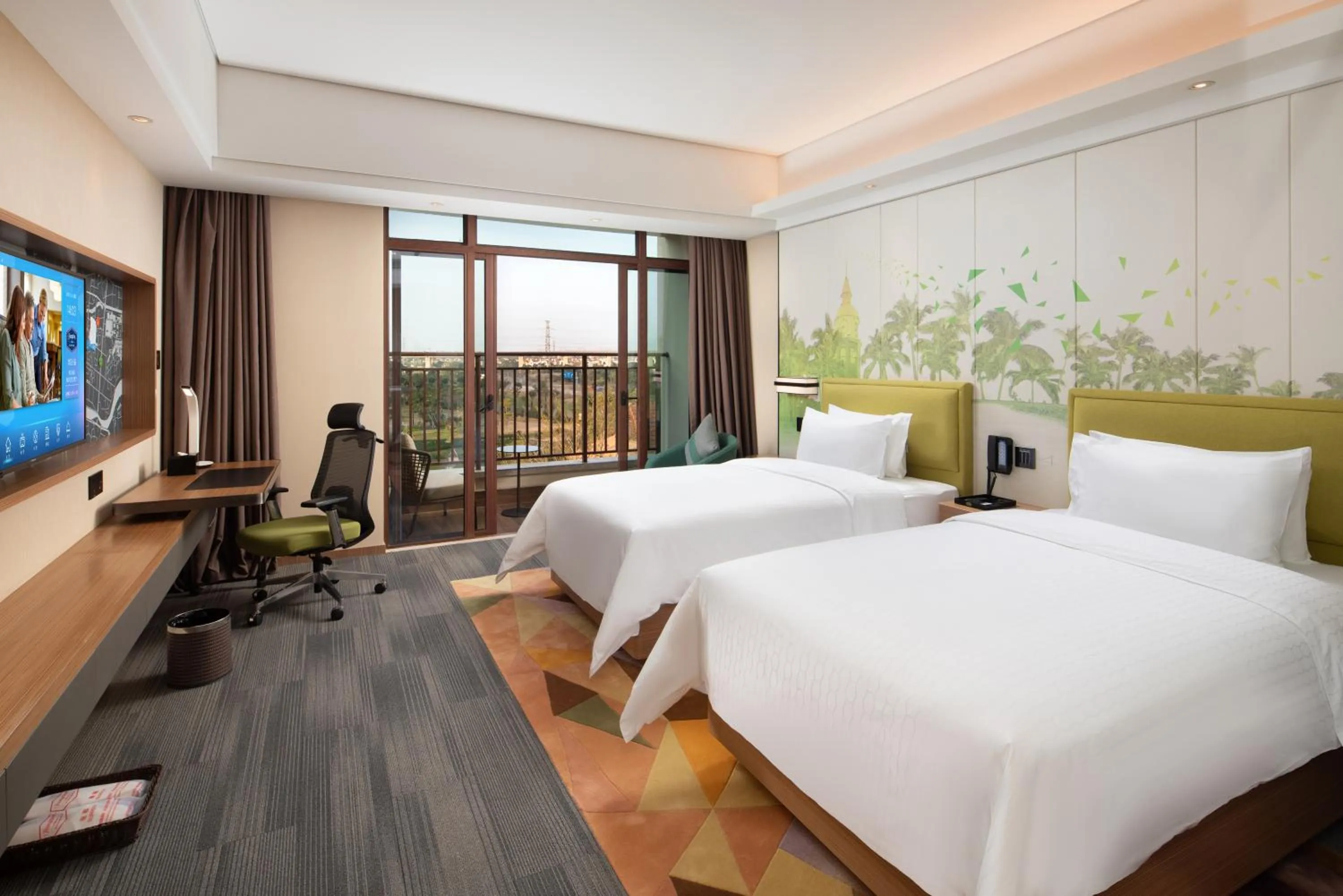 Bedroom, Bed in Hampton by Hilton Nanhai Haikou
