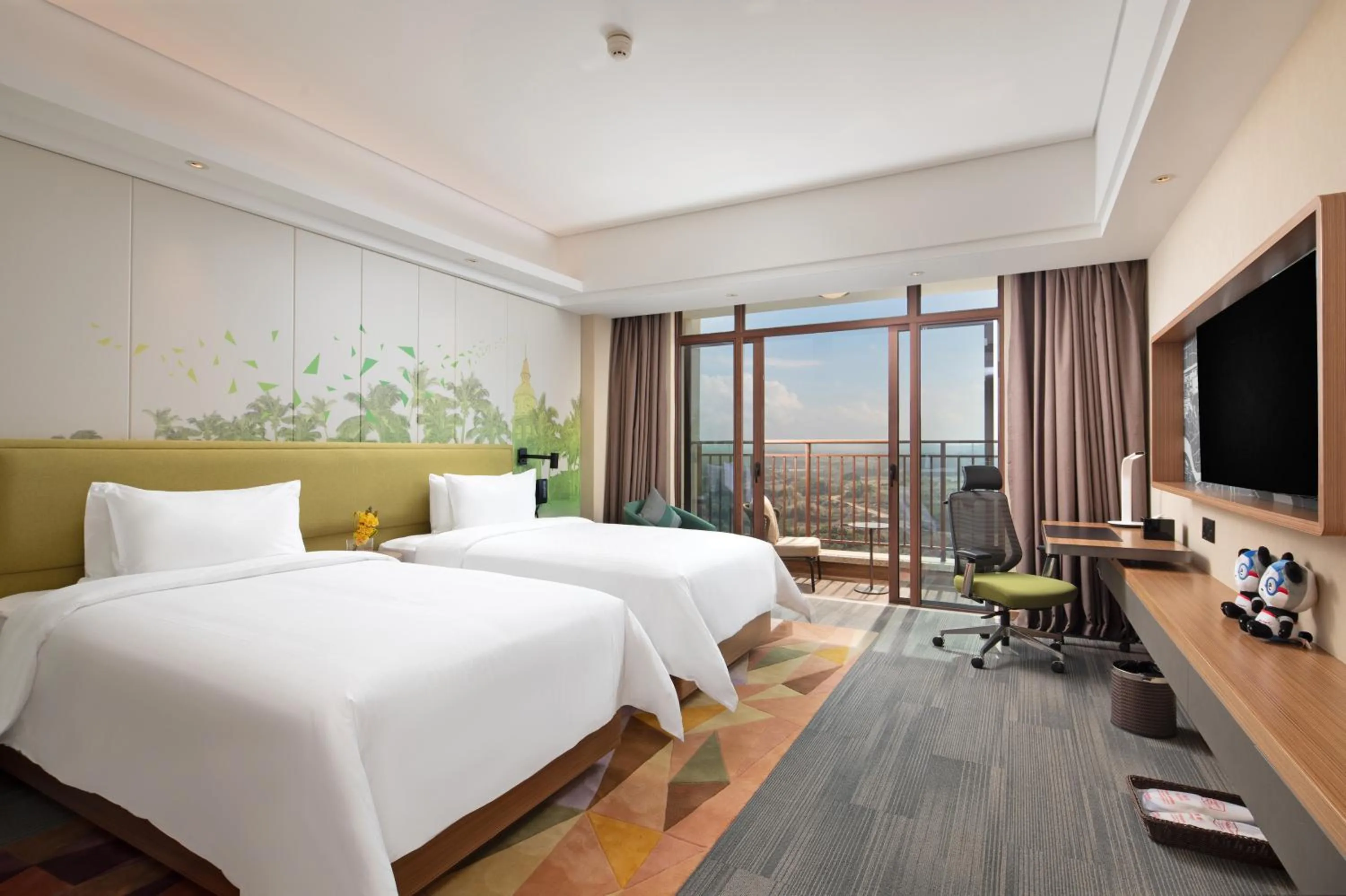 Bedroom, Bed in Hampton by Hilton Nanhai Haikou