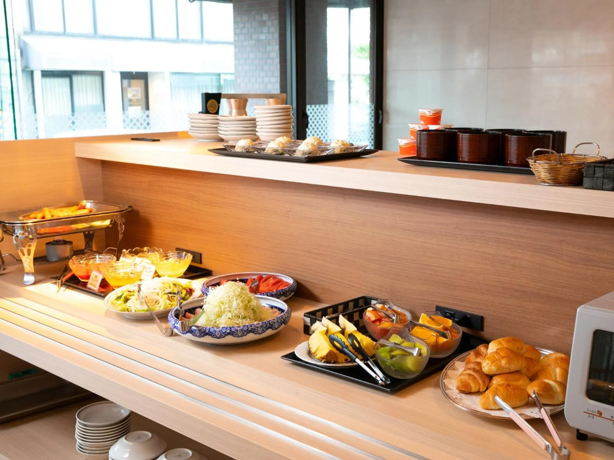 Buffet breakfast in Maizuru Grand Hotel