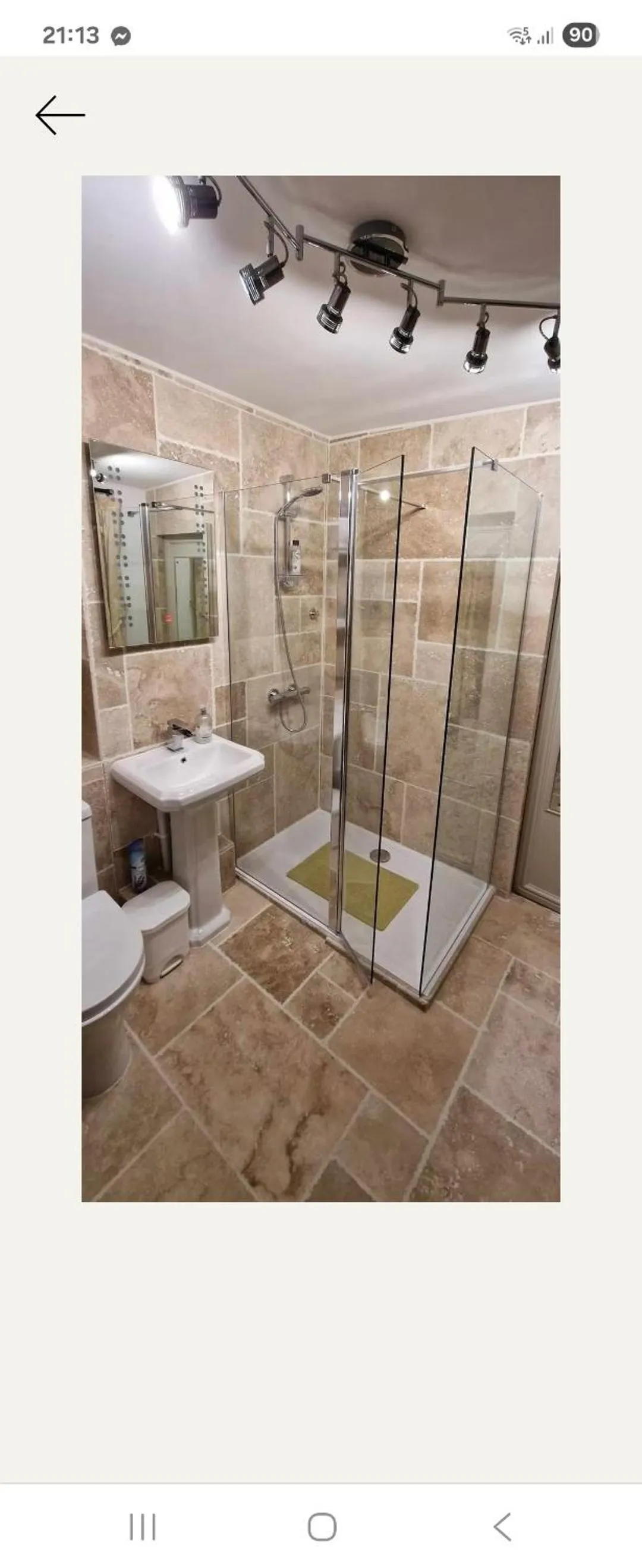 Bathroom in Anzac Street B+Bistro