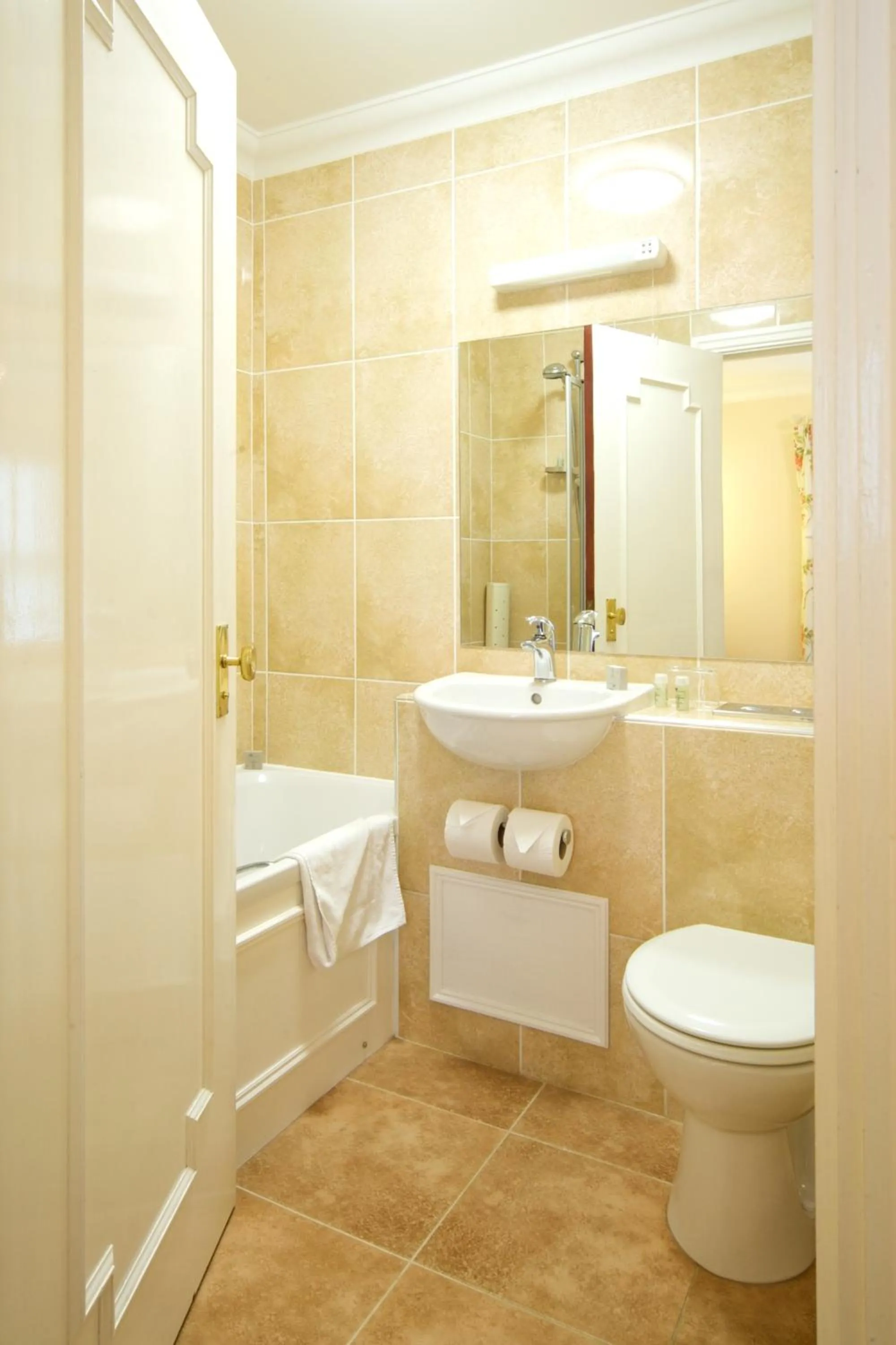 Bathroom in The Corbyn Apartments