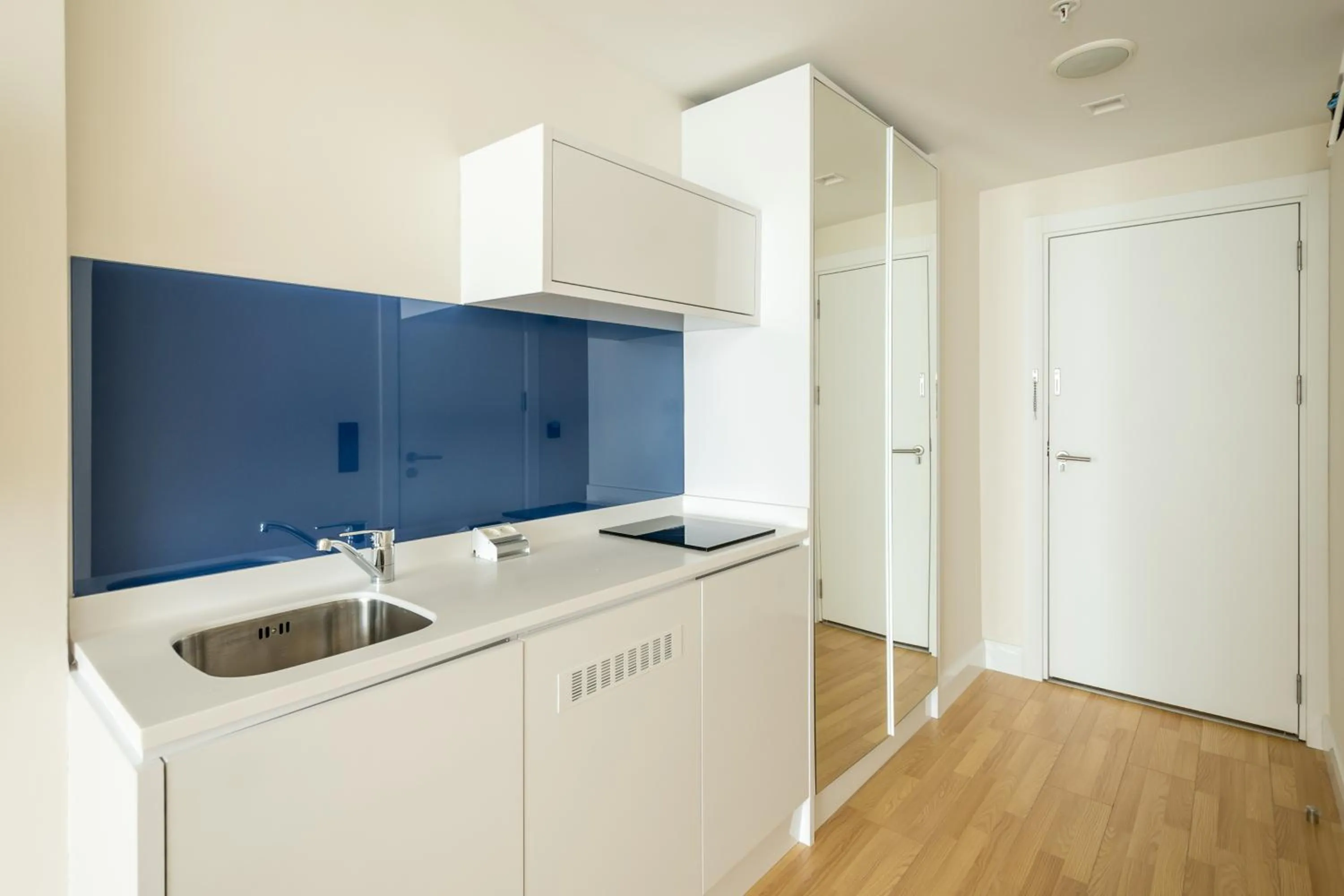 Kitchen or kitchenette in Orbi City Hotel Official