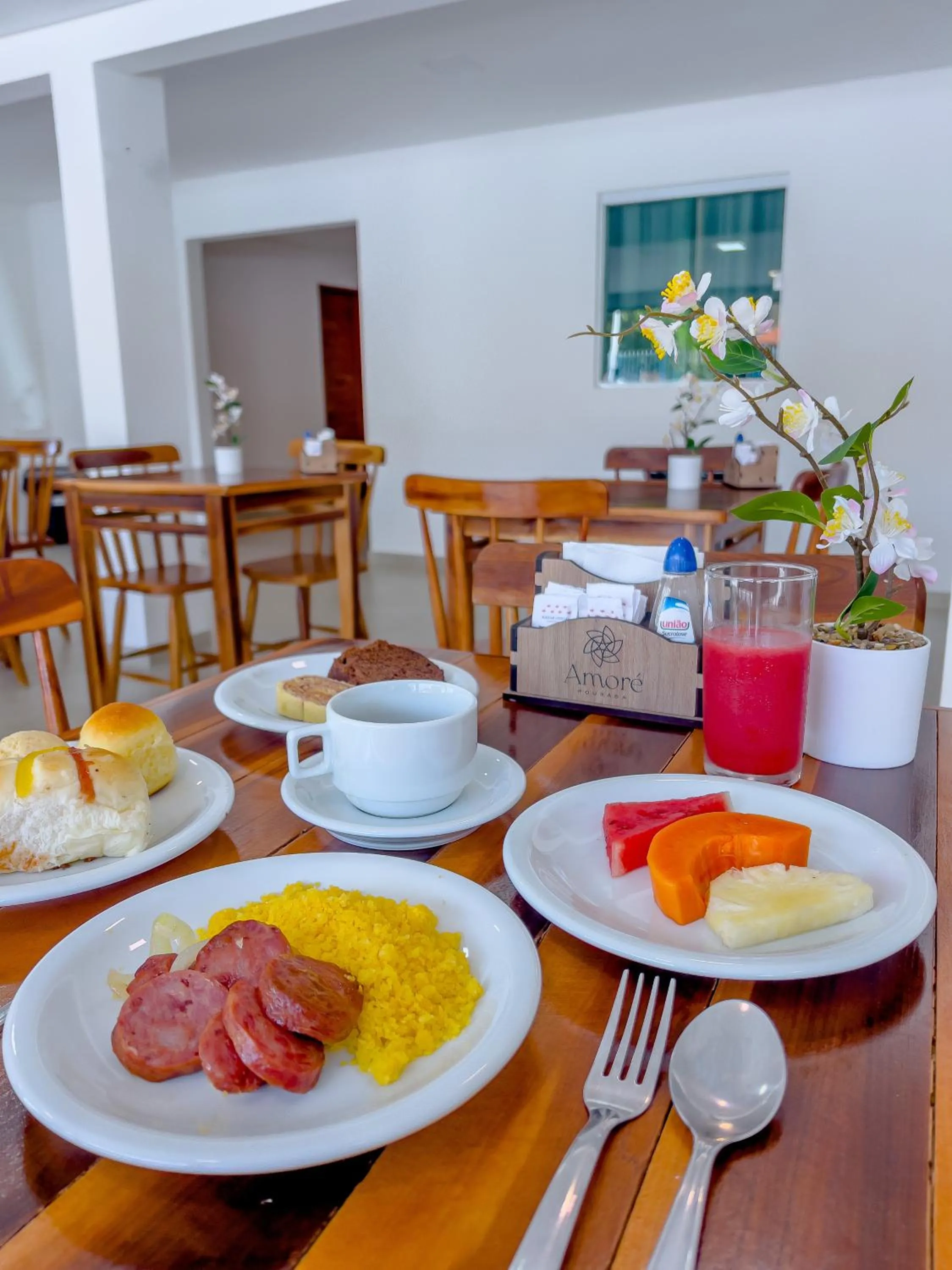 Breakfast in Pousada Amoré em Porto de Galinhas, PE
