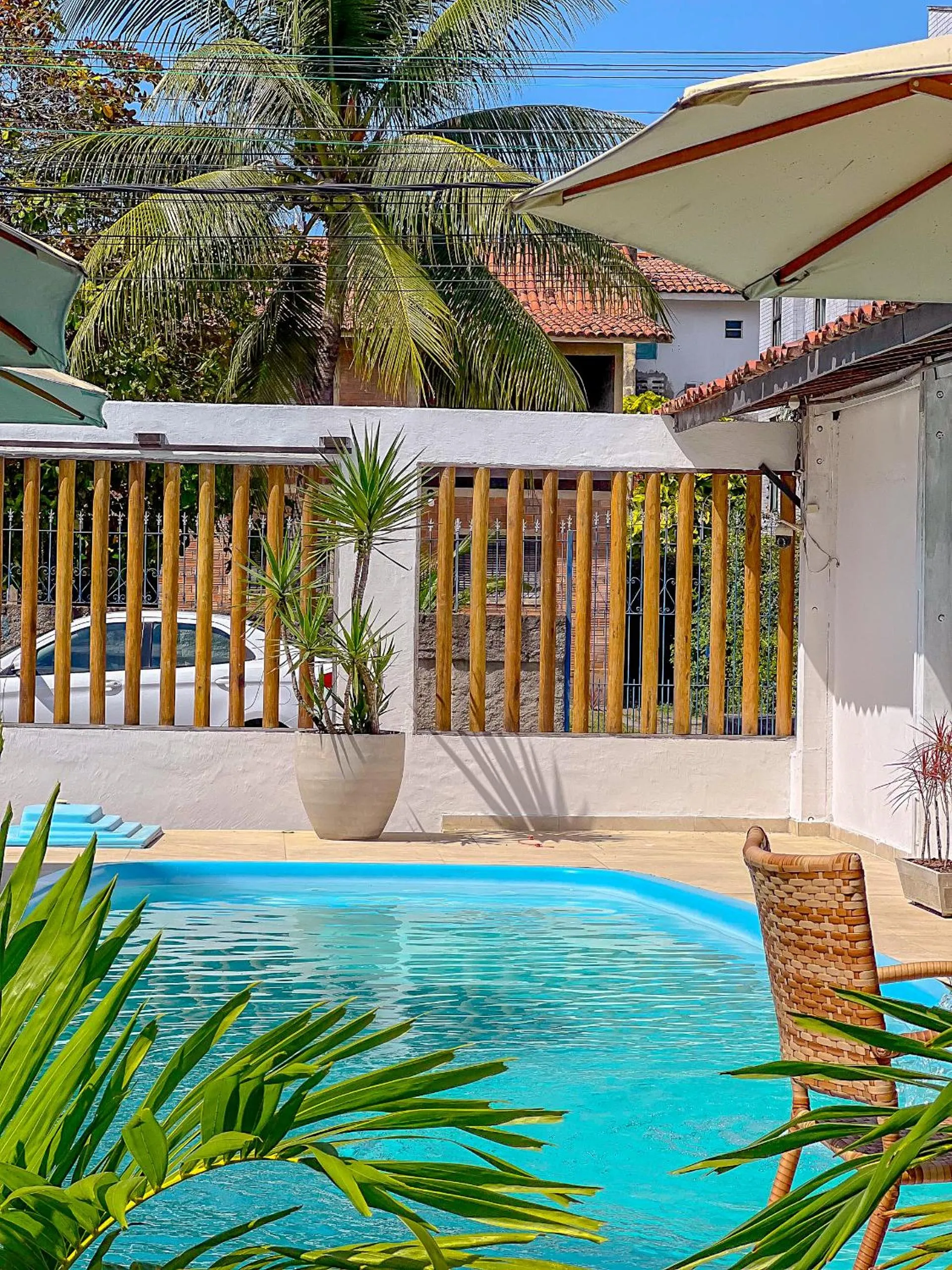 Pool view in Pousada Amoré em Porto de Galinhas, PE