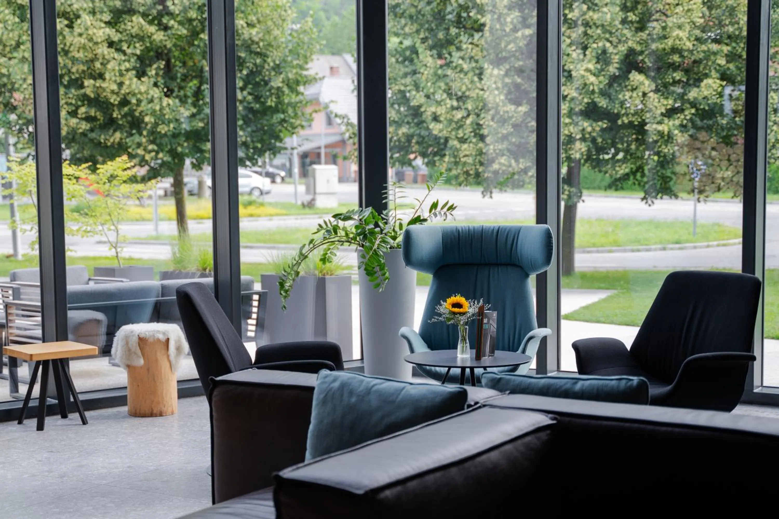 Lounge or bar in Hotel Soča