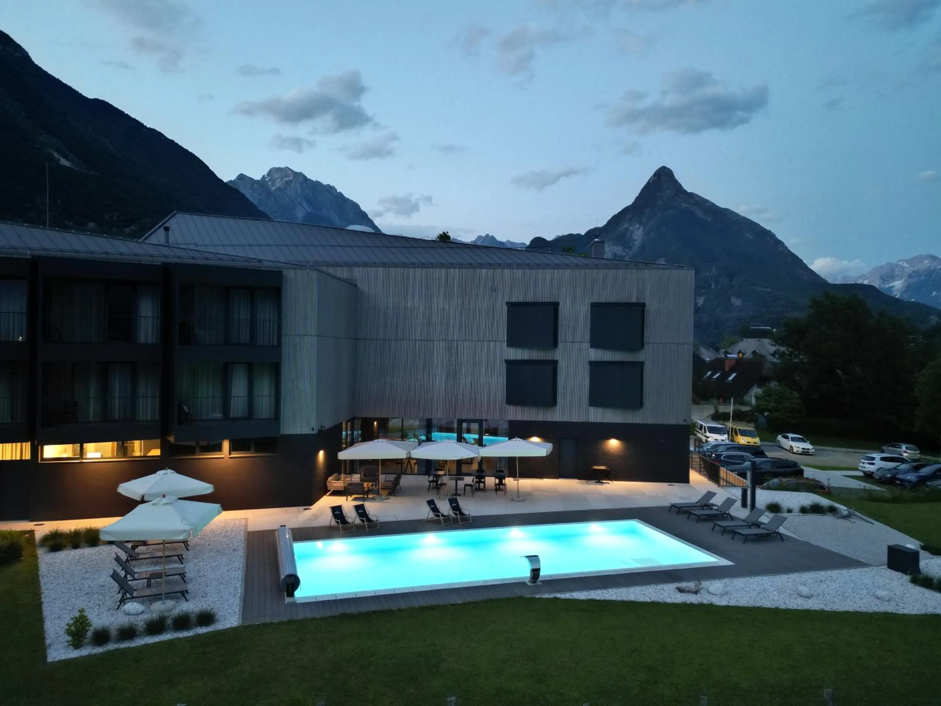 Property building in Hotel Soča