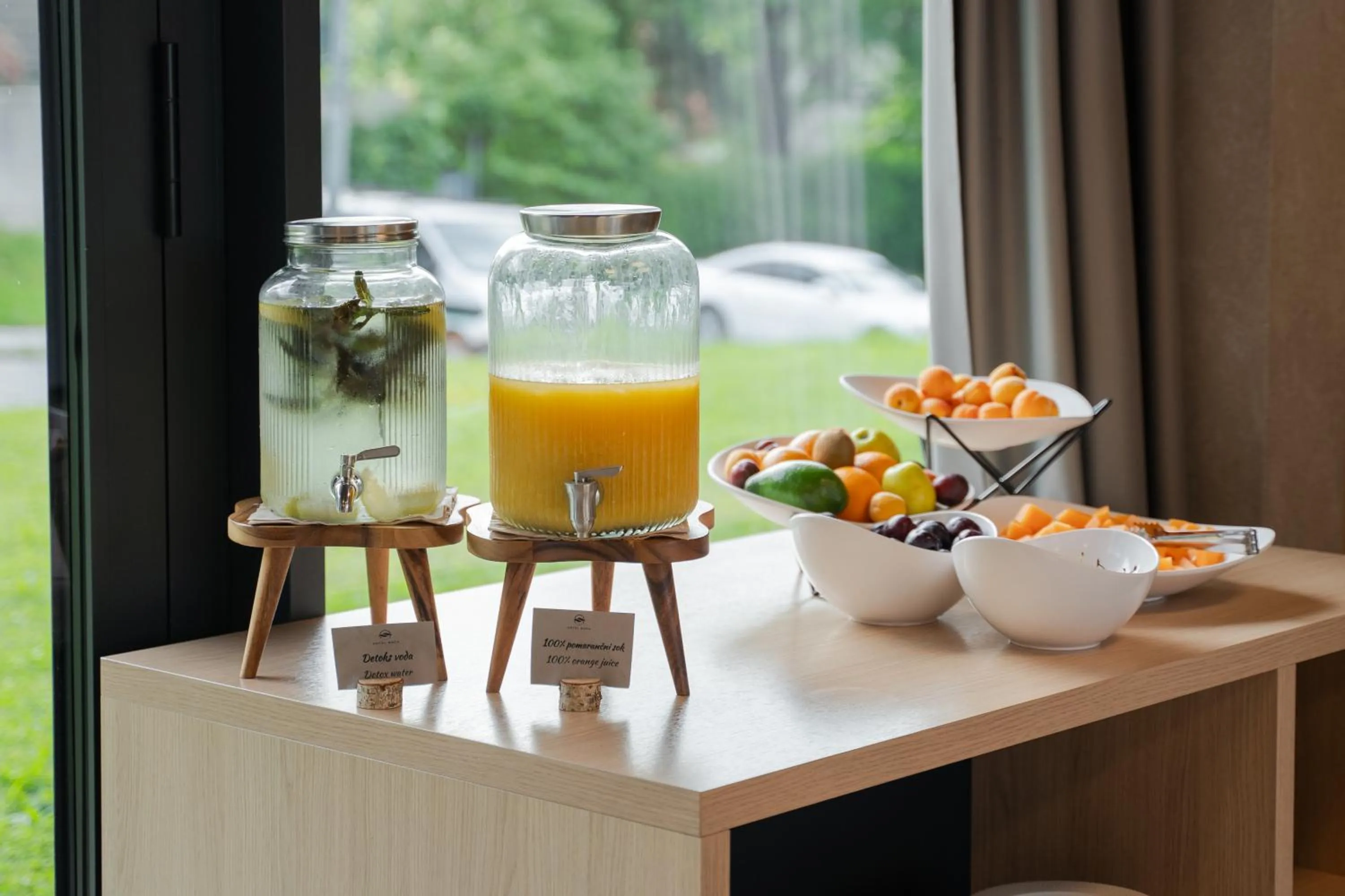 Food and drinks in Hotel Soča